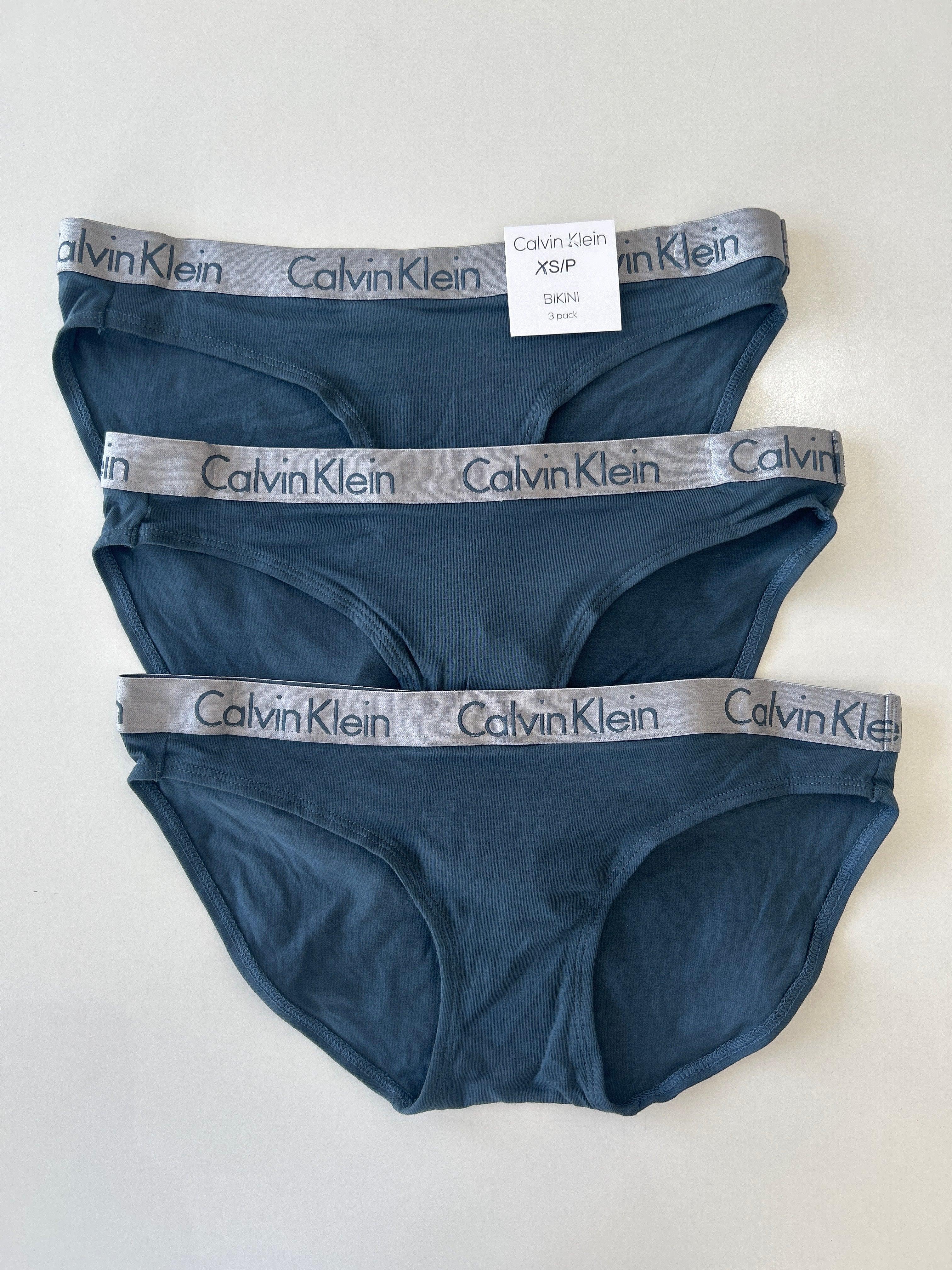 XS Calvin Klein 3-Pack Bikini Panty