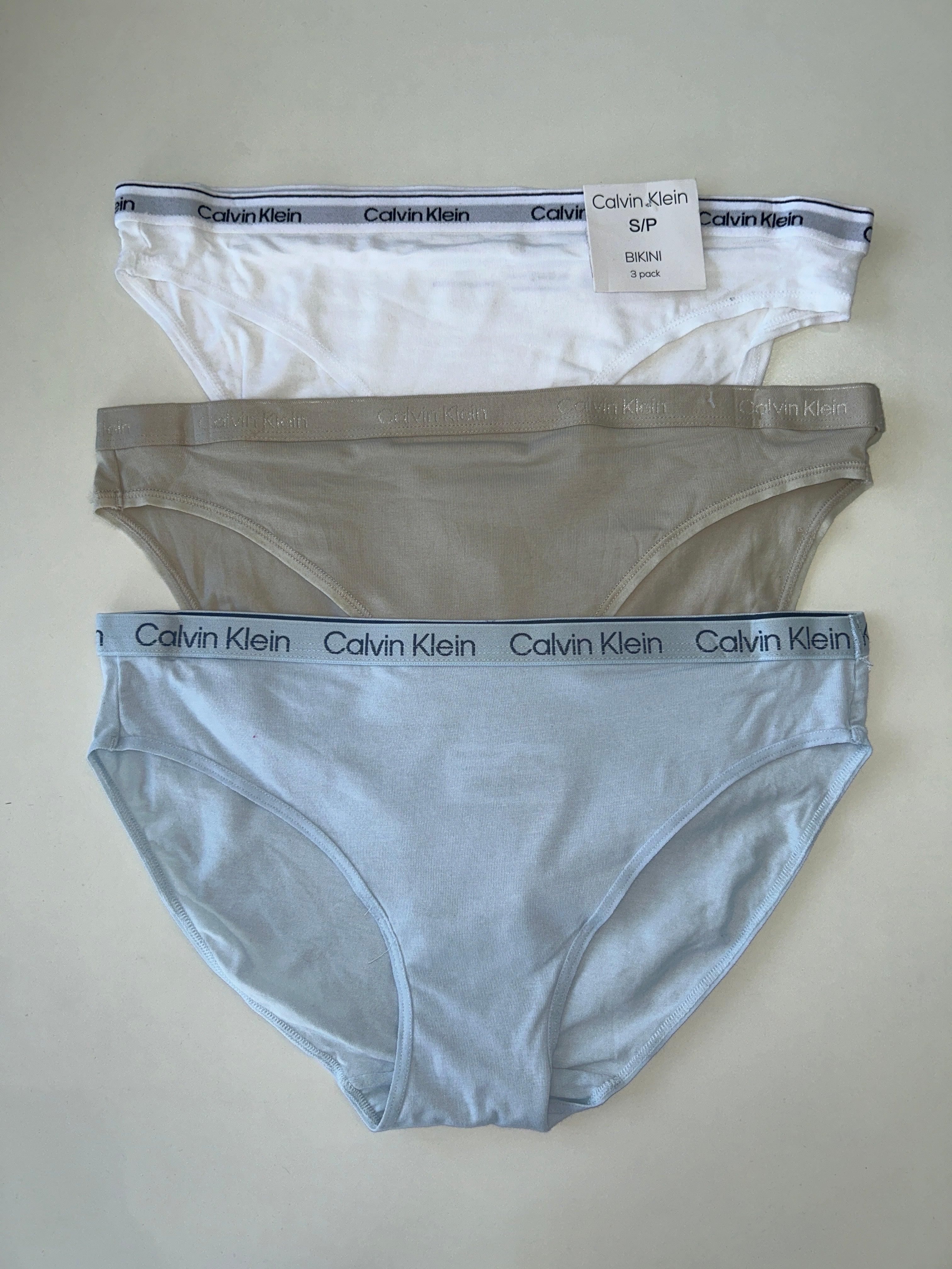 S Calvin Klein 3-Pack Bikini Panty