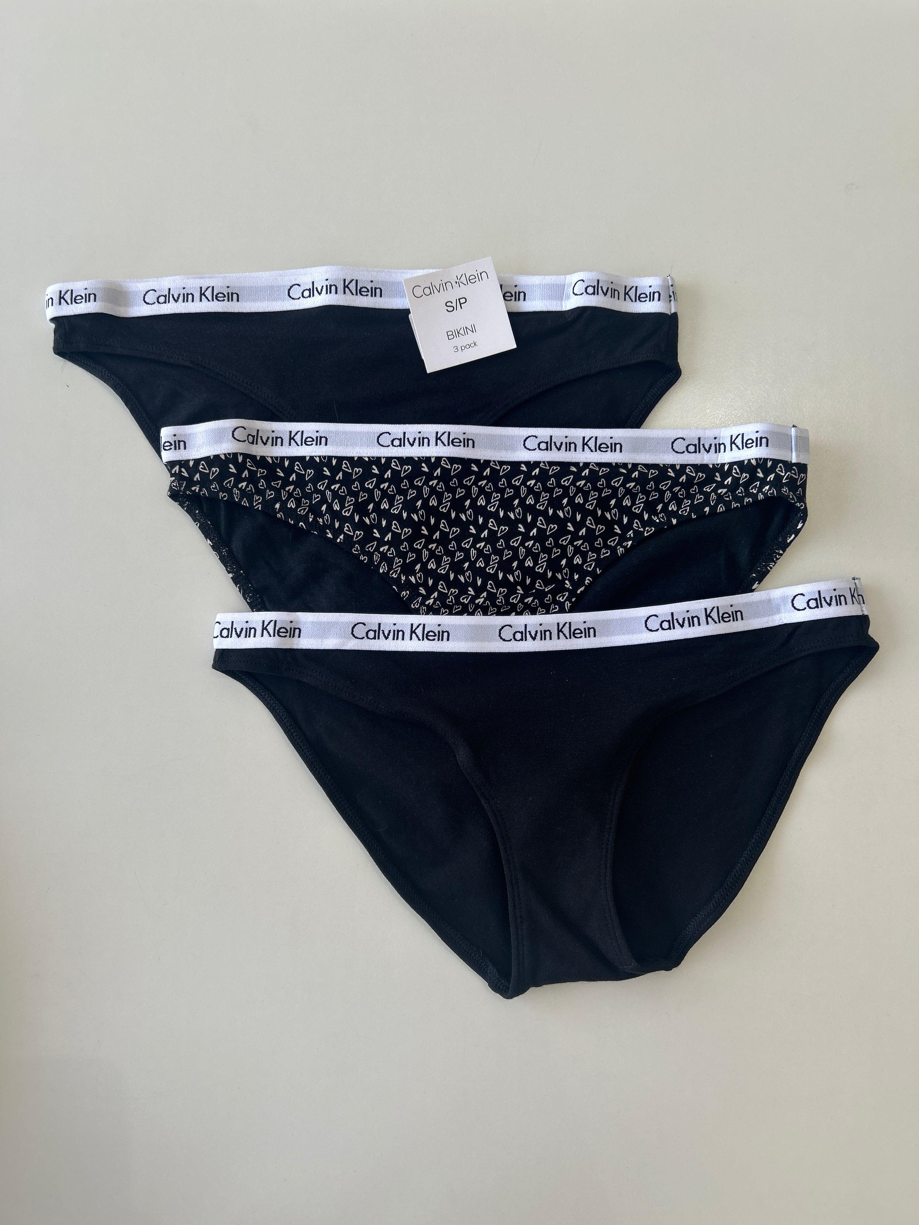 S Calvin Klein 3-Pack Bikini Panty