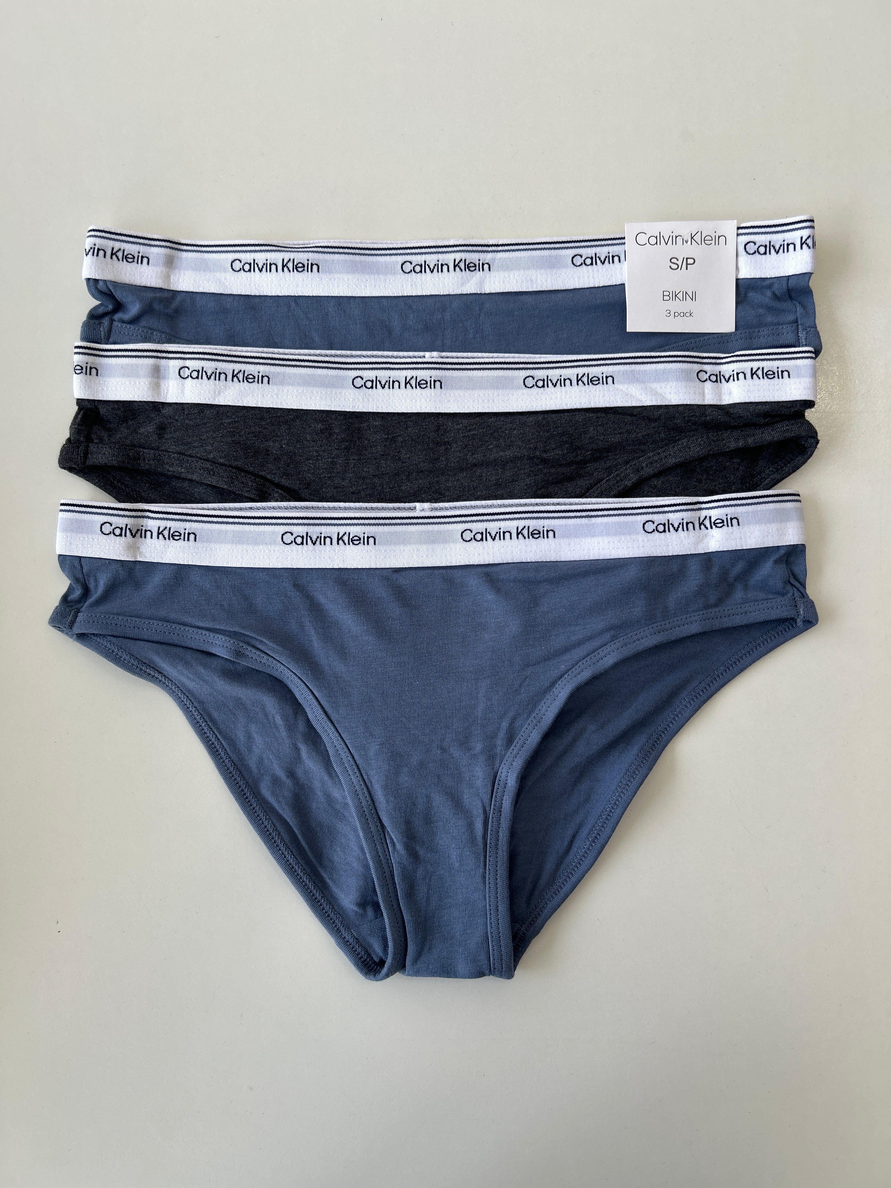 S Calvin Klein 3-Pack Bikini Panty