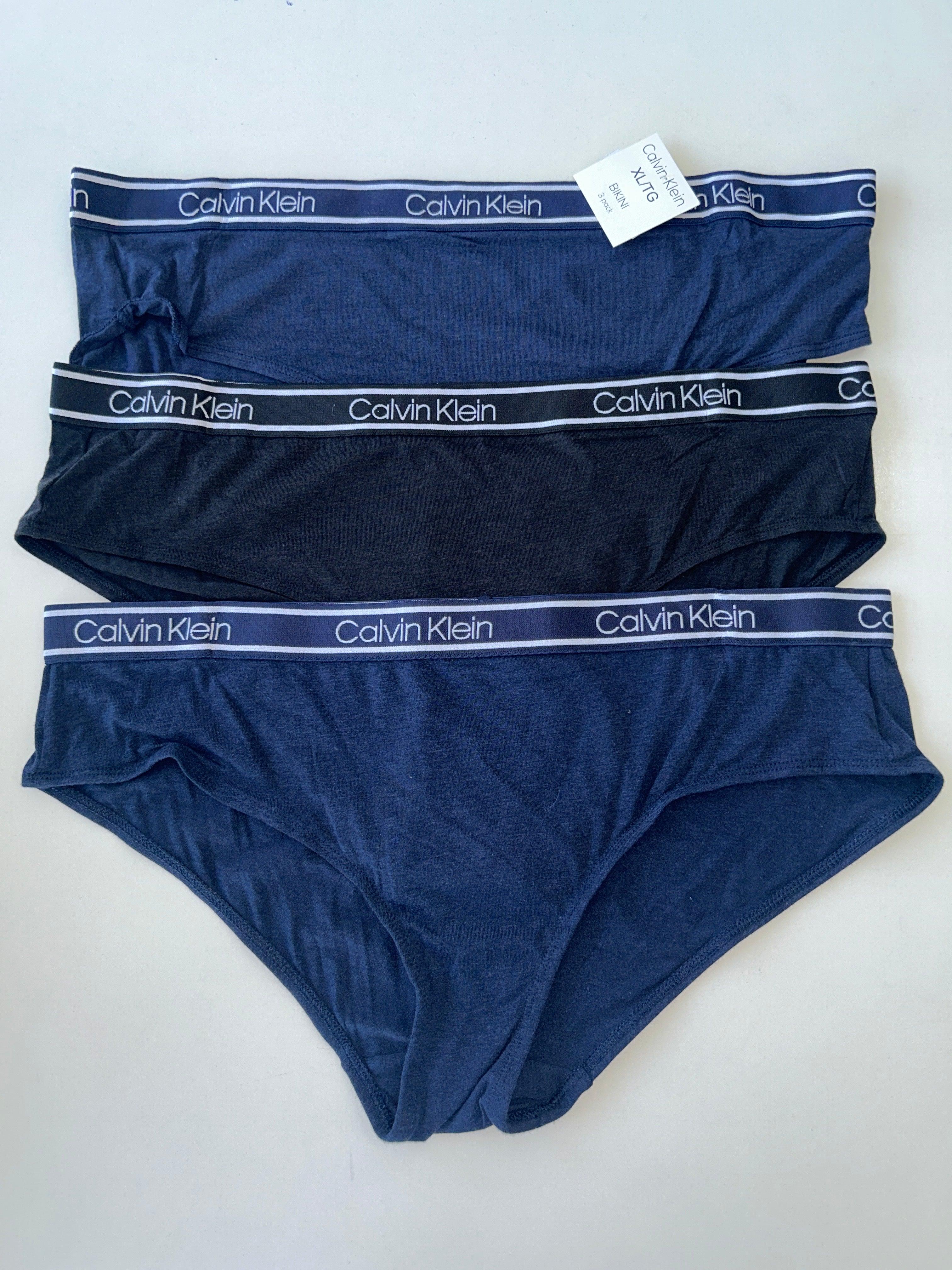 XL Calvin Klein 3-Pack Bikini Panty