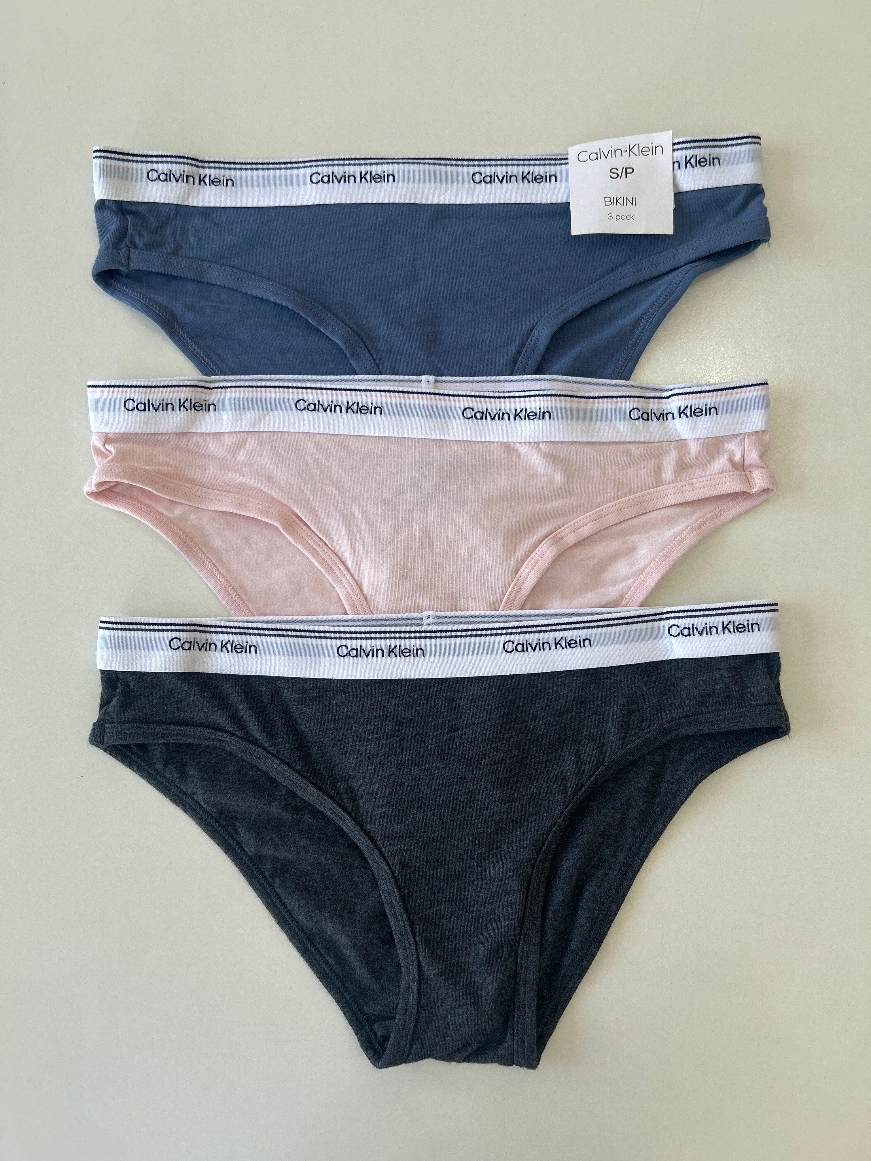 S Calvin Klein 3-Pack Bikini Panty