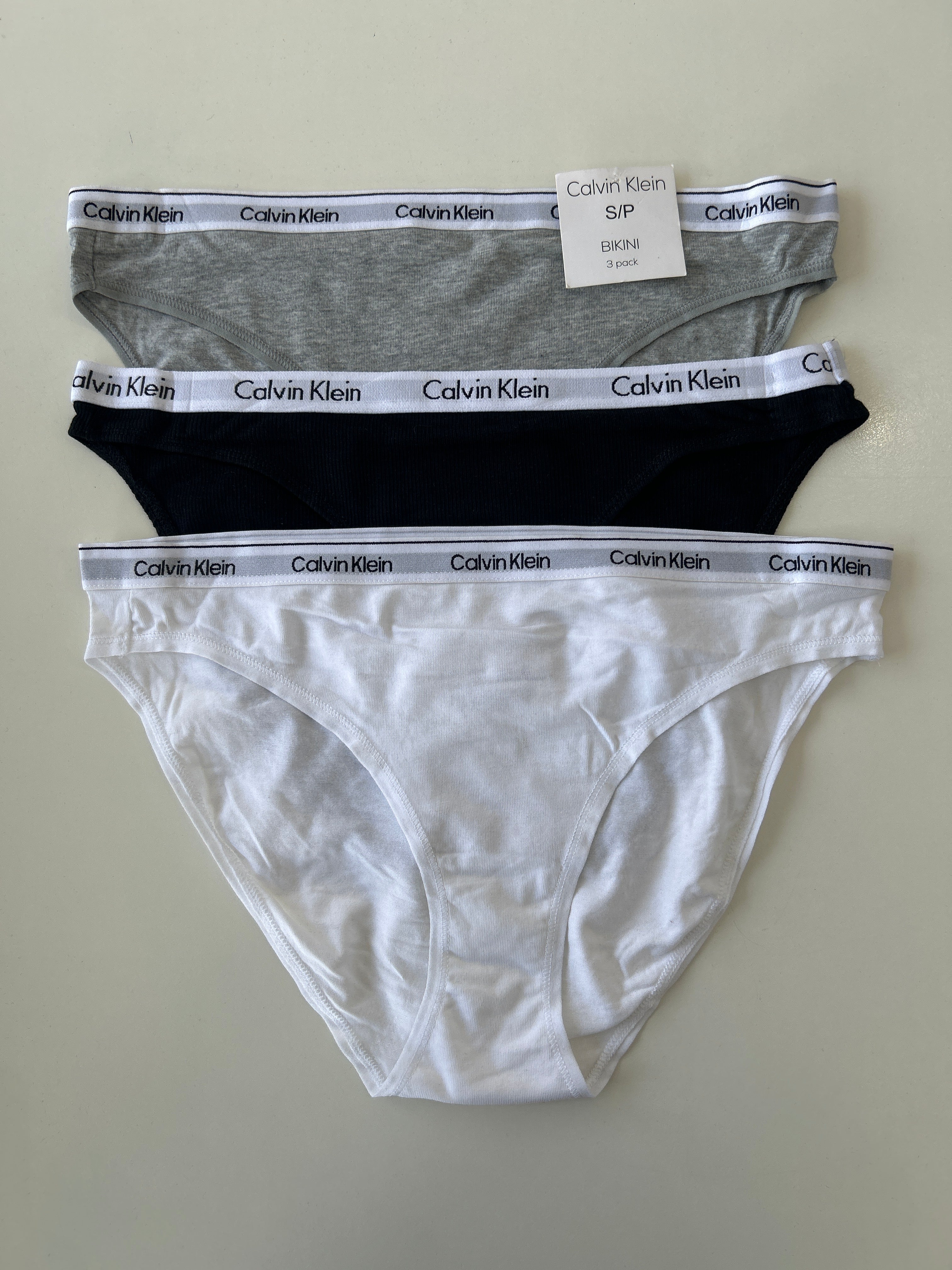 S Calvin Klein 3-Pack Bikini Panty