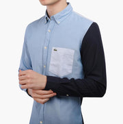 LACOSTE BLUE MEN SHIRT