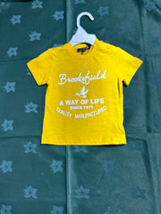 BROOKSFIELD YELLOW BOY T-SHIRT RN SS