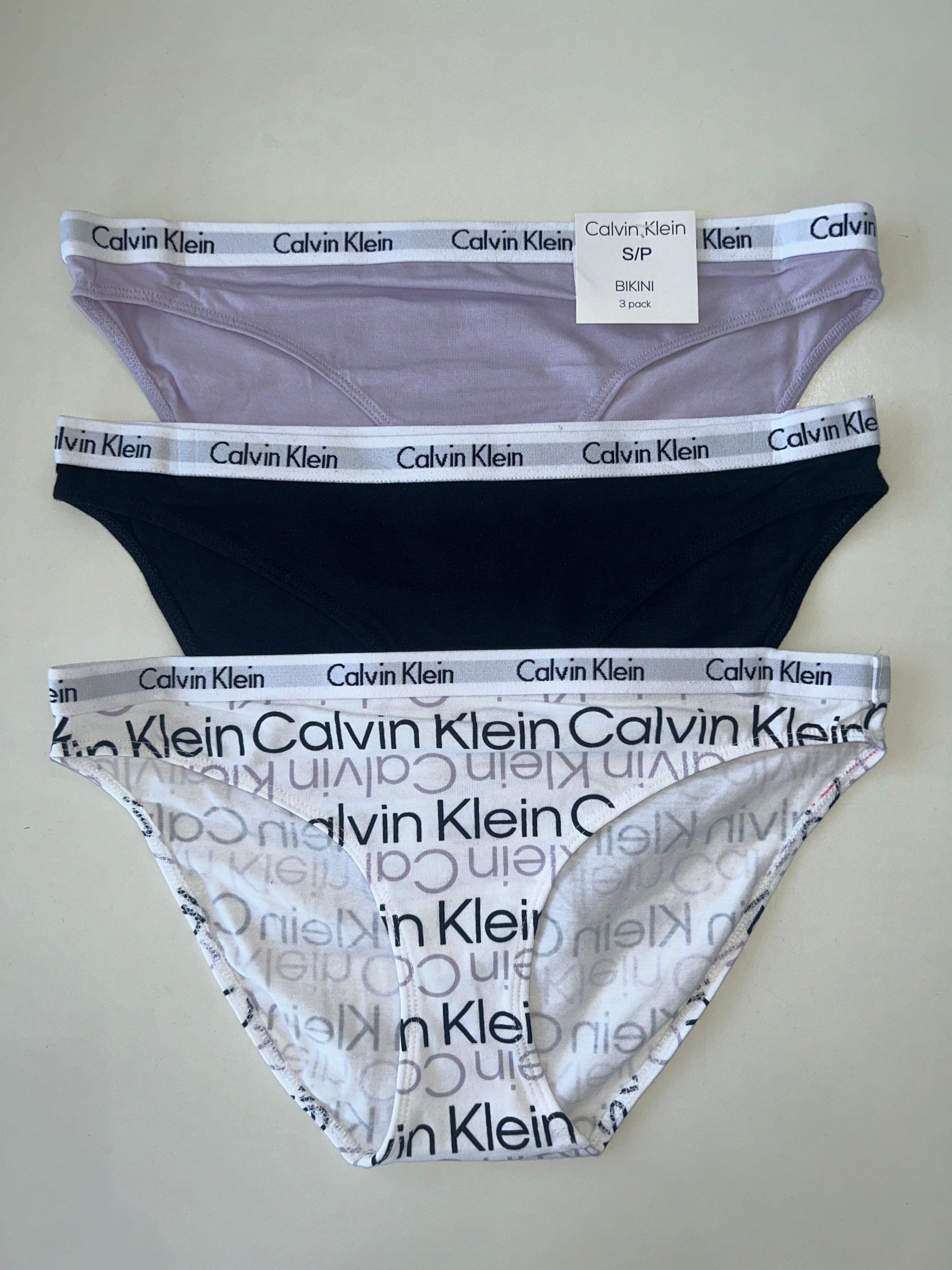 S Calvin Klein 3-Pack Bikini Panty