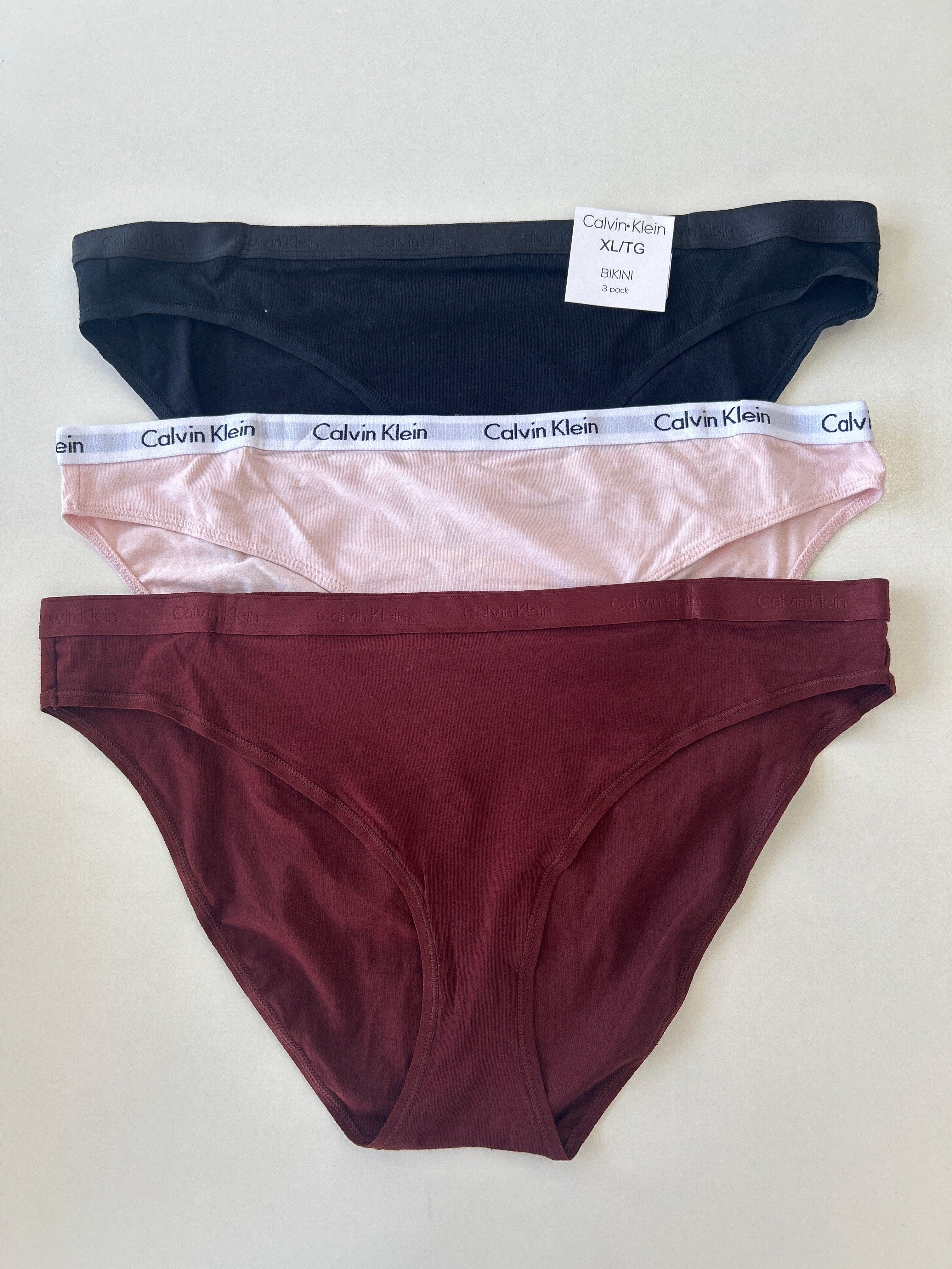 XL Calvin Klein 3-Pack Bikini Panty