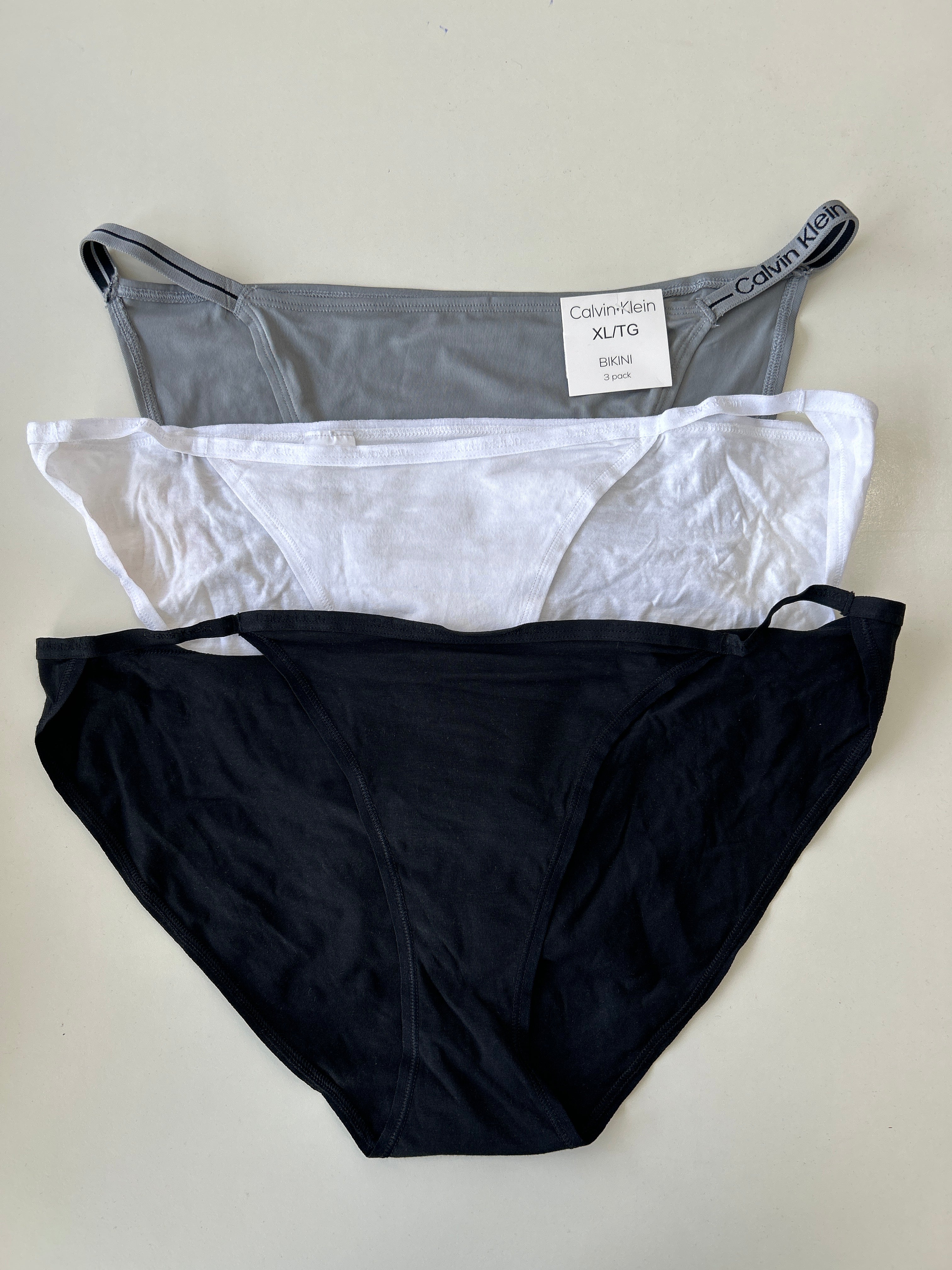 XL Calvin Klein 3-Pack Bikini Panty