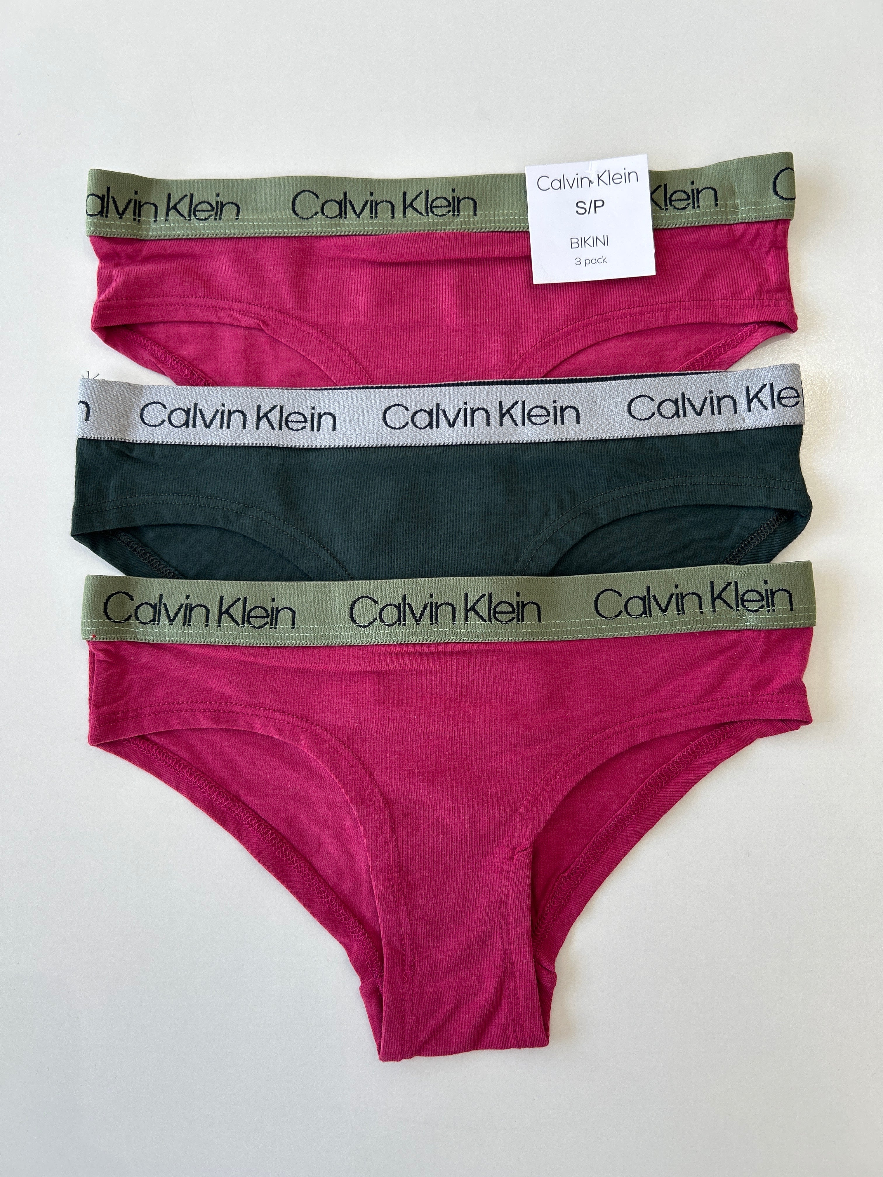 S Calvin Klein 3-Pack Bikini Panty