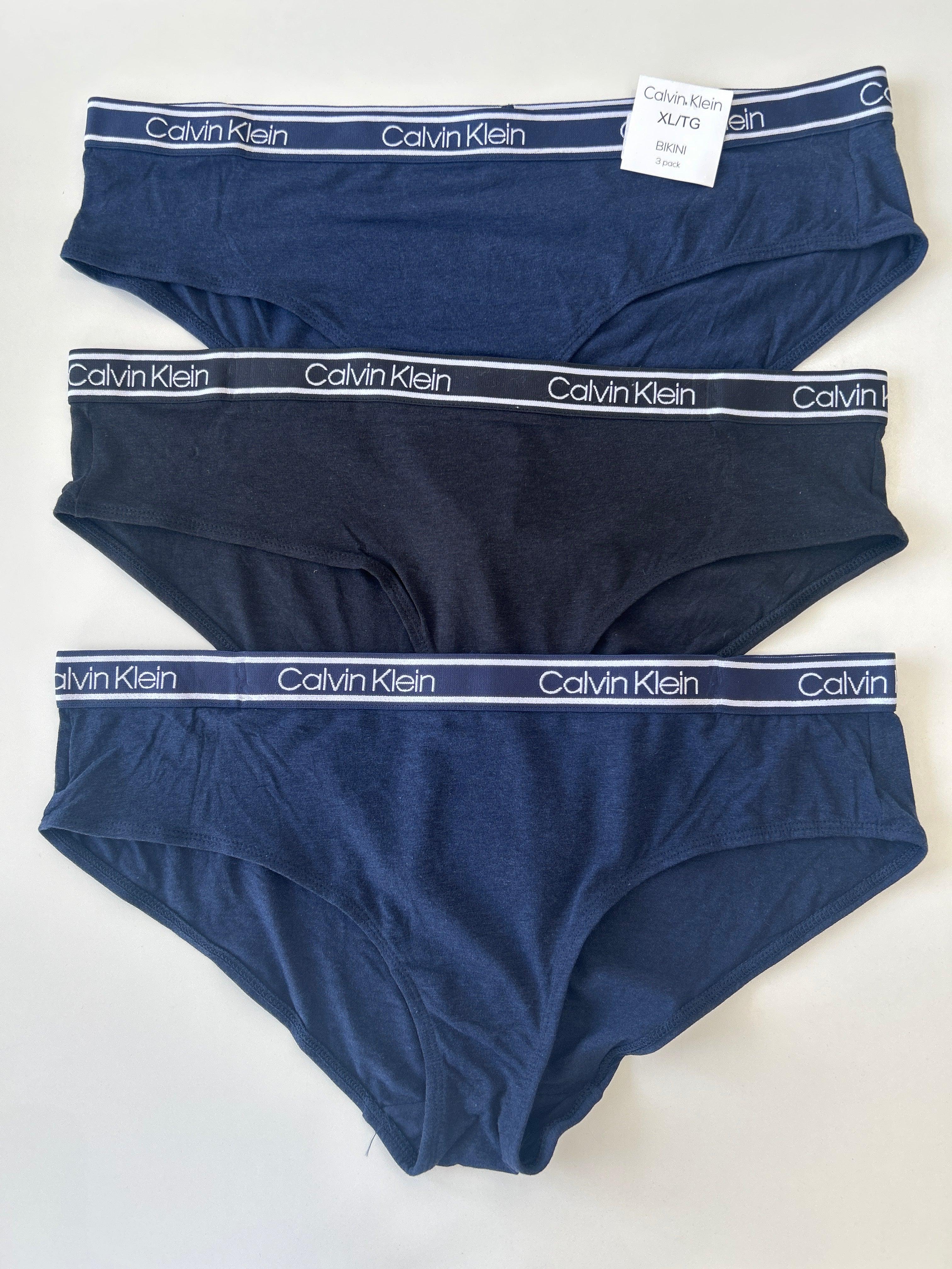 XL Calvin Klein 3-Pack Bikini Panty