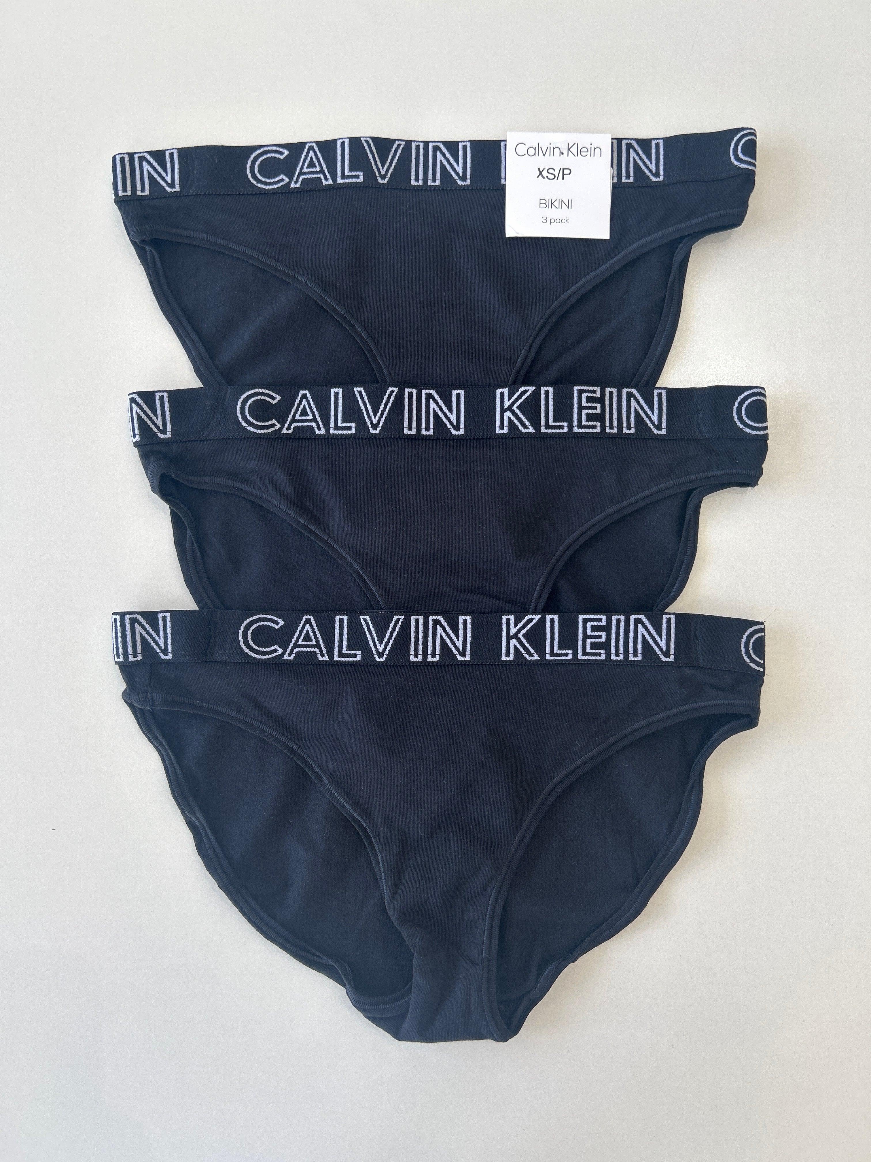 XS Calvin Klein 3-Pack Bikini Panty