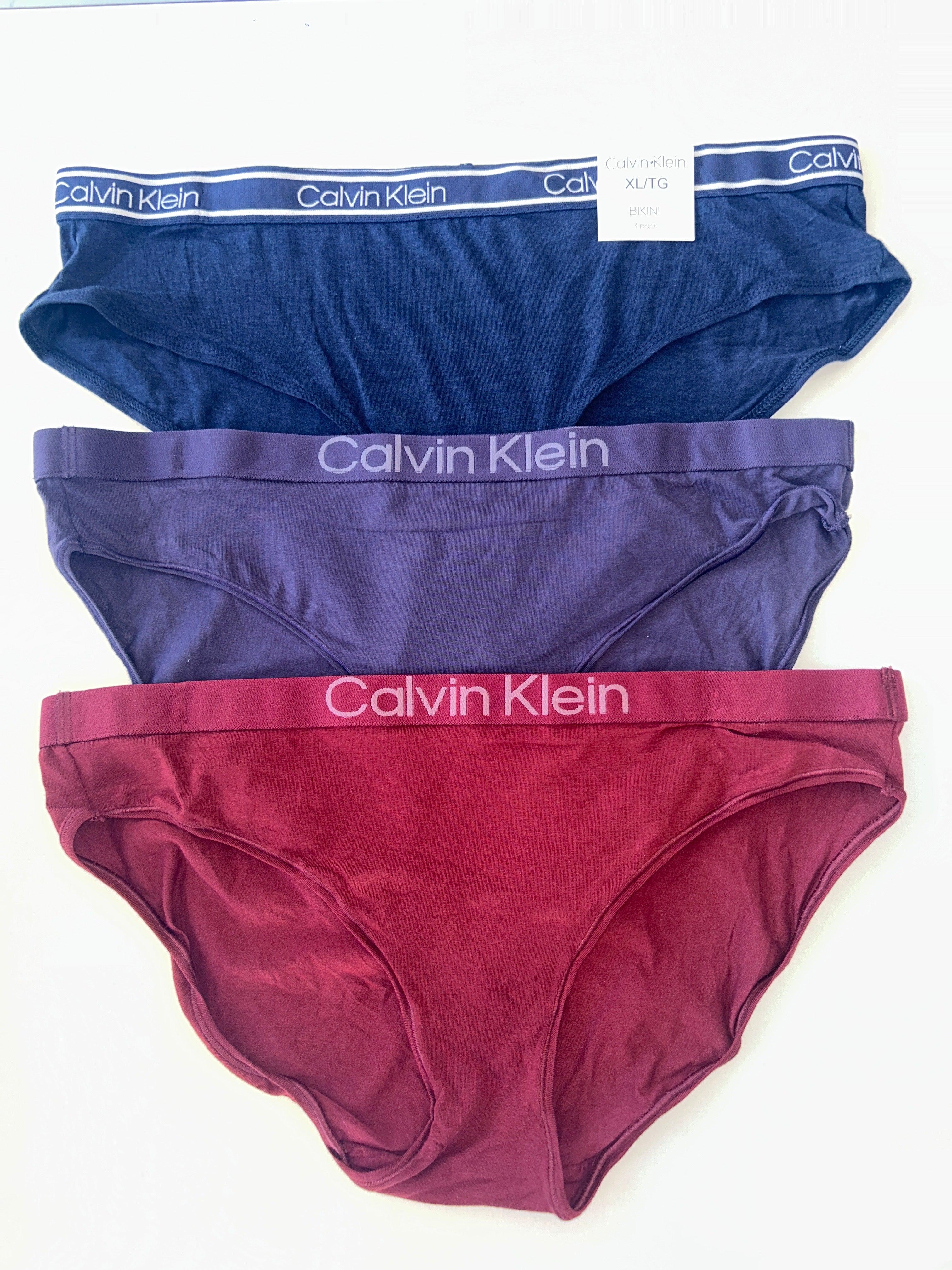 XL Calvin Klein 3-Pack Bikini Panty