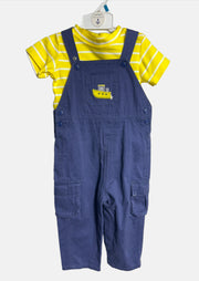 CARTER'S NVYYELO-24M BOYS JUMPSUITS 2-PIECE SET