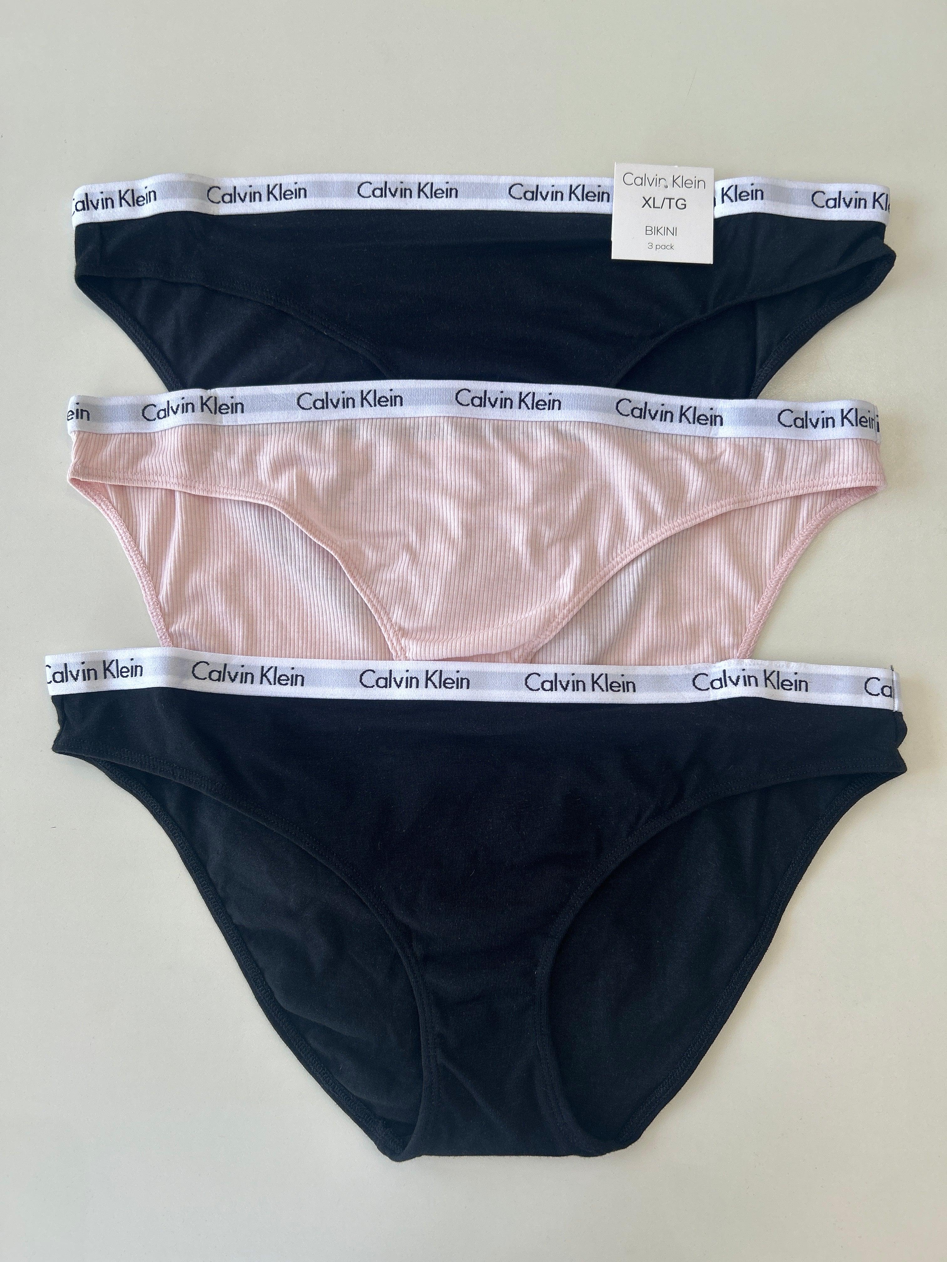 XL Calvin Klein 3-Pack Bikini Panty