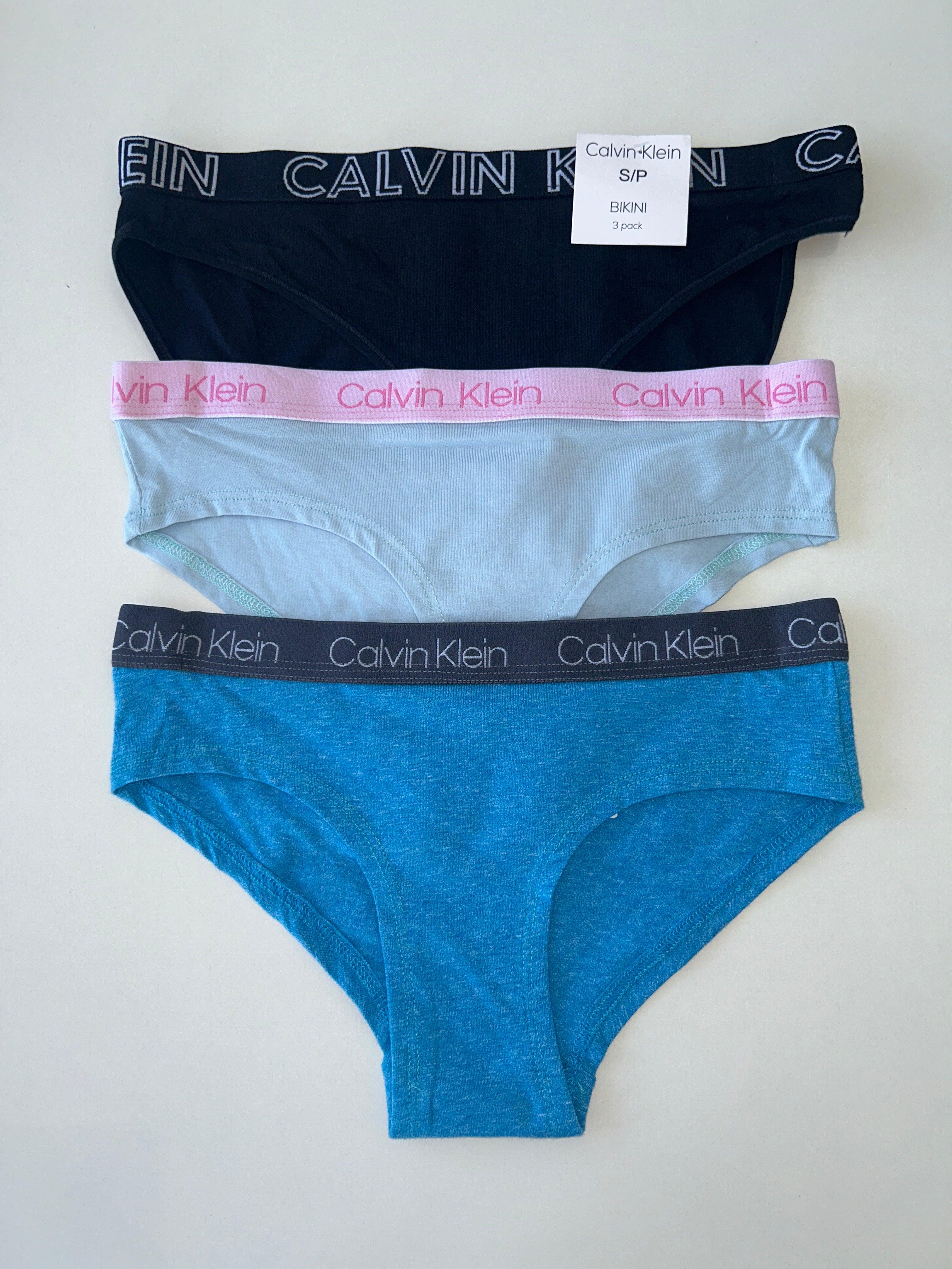 S Calvin Klein 3-Pack Bikini Panty