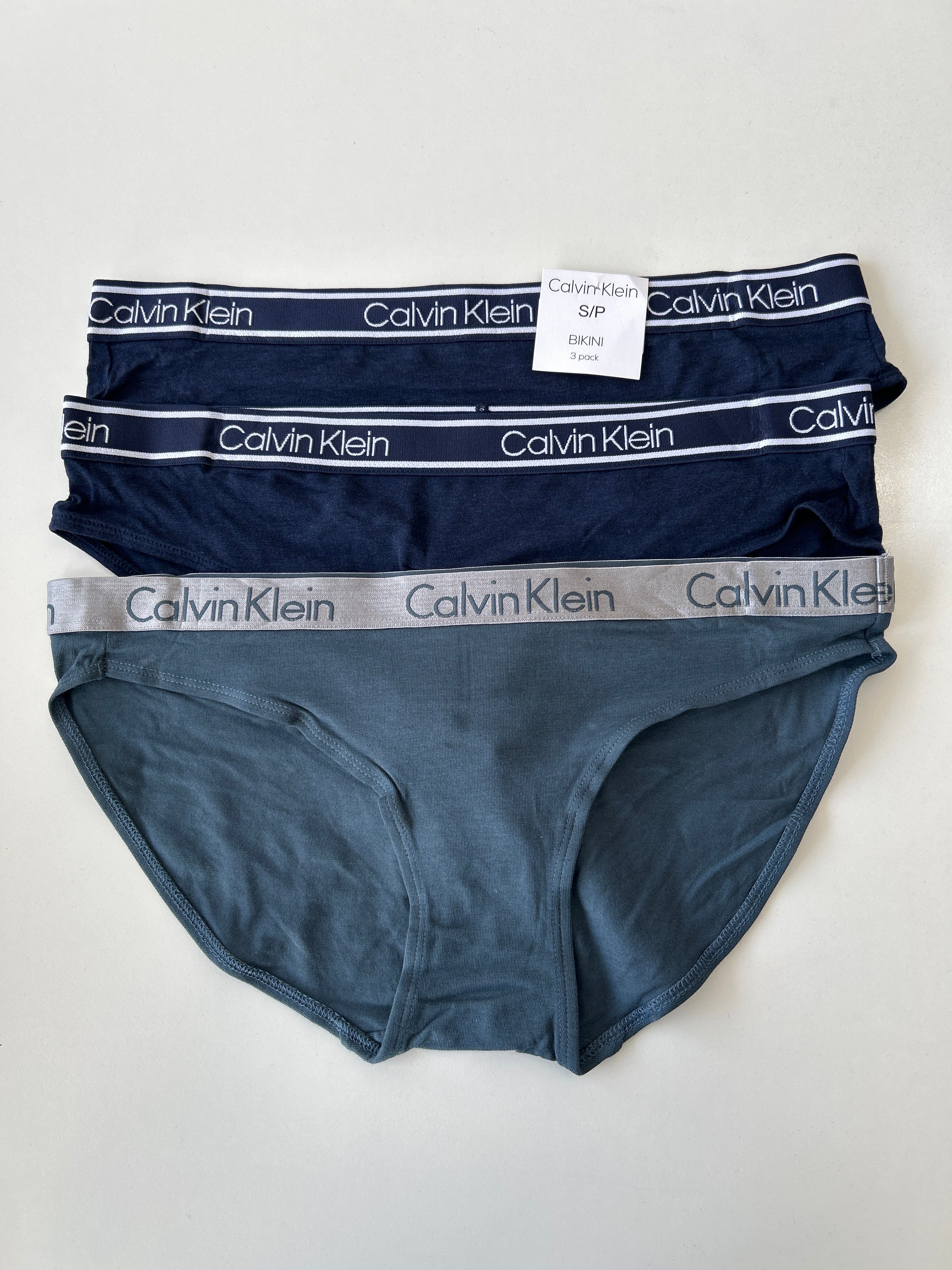 S Calvin Klein 3-Pack Bikini Panty