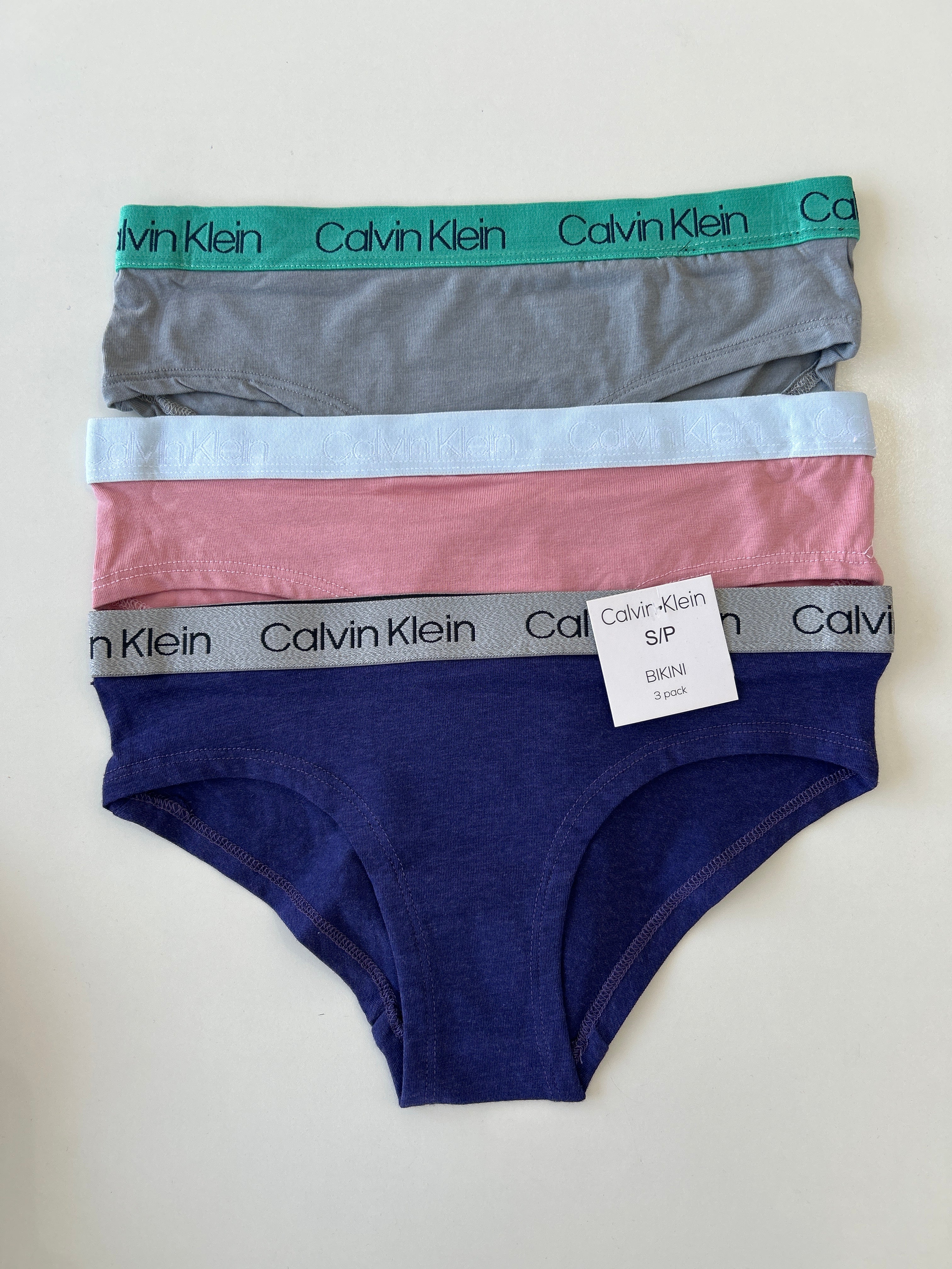 S Calvin Klein 3-Pack Bikini Panty