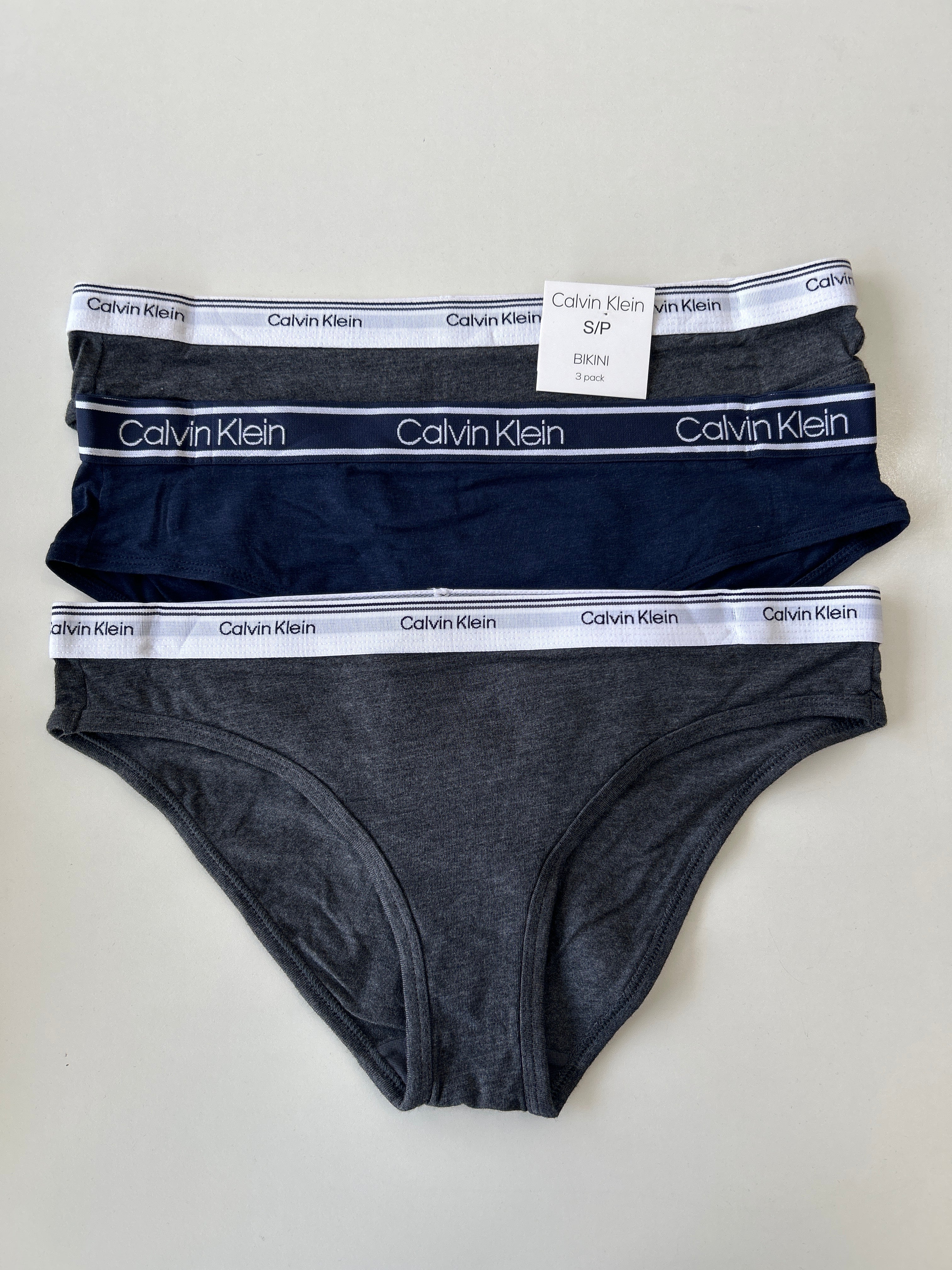 S Calvin Klein 3-Pack Bikini Panty