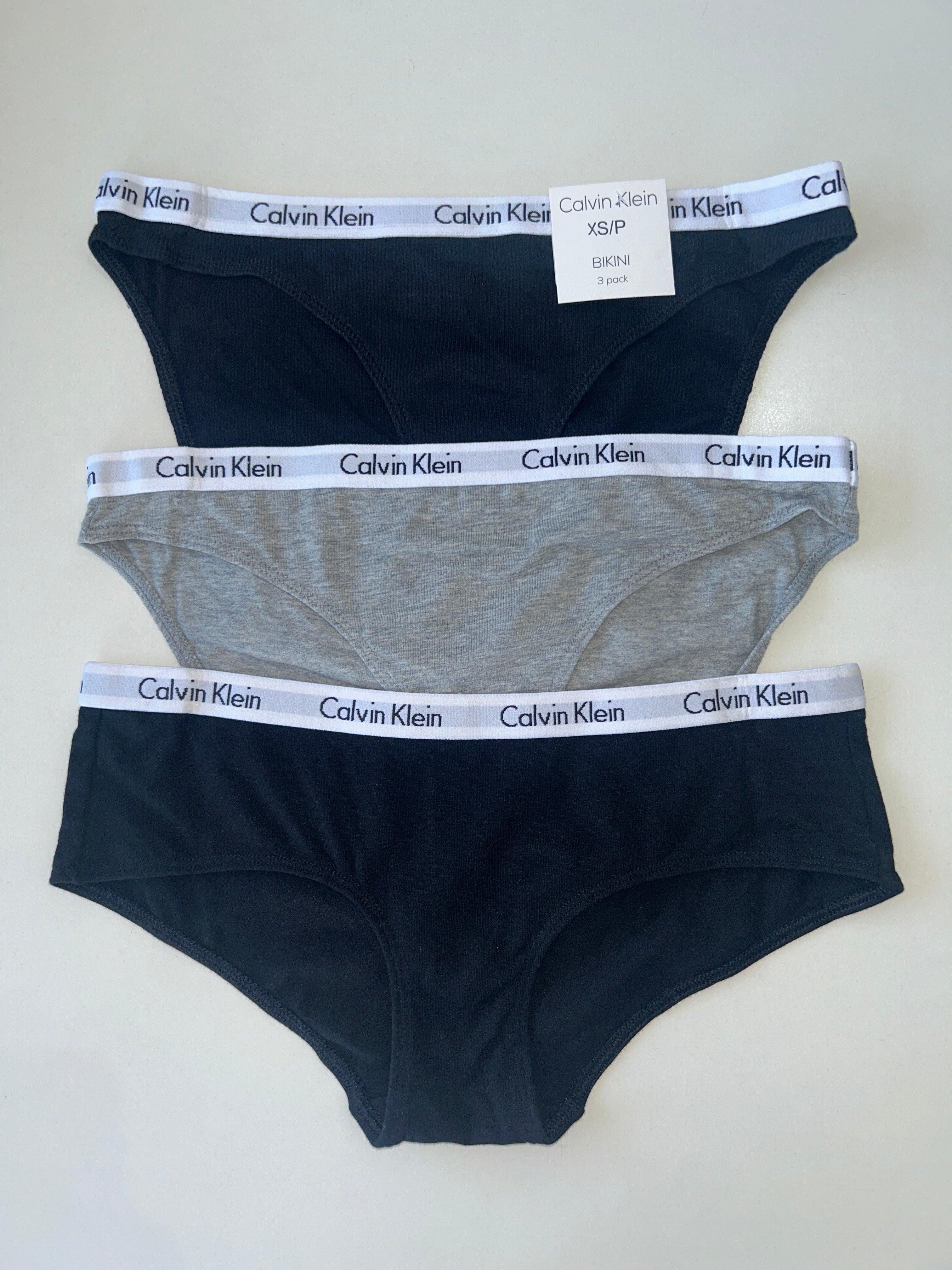 XS Calvin Klein 3-Pack Bikini Panty