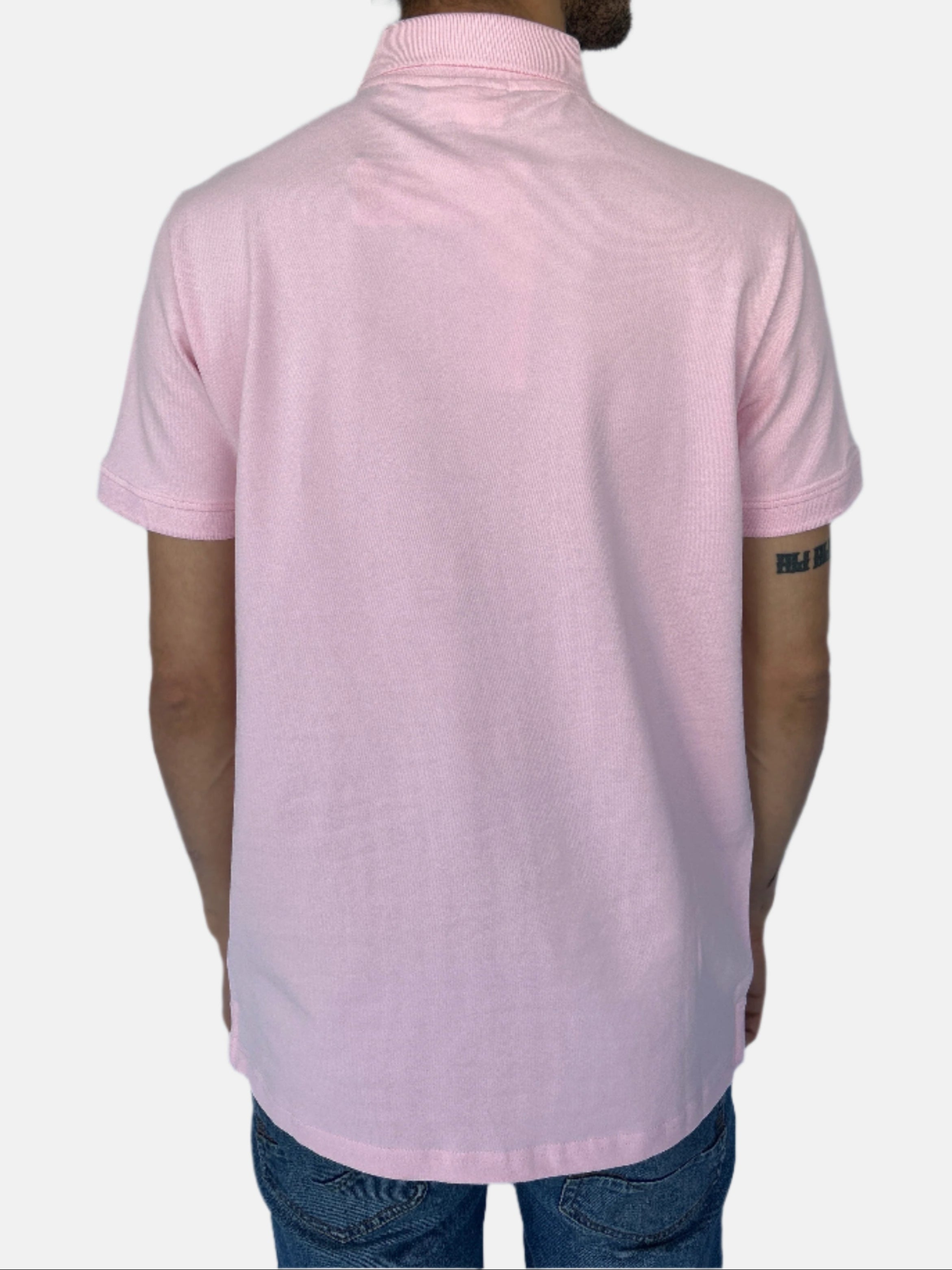 Lacoste Slim Fit logo Polo T-shirt in Pink