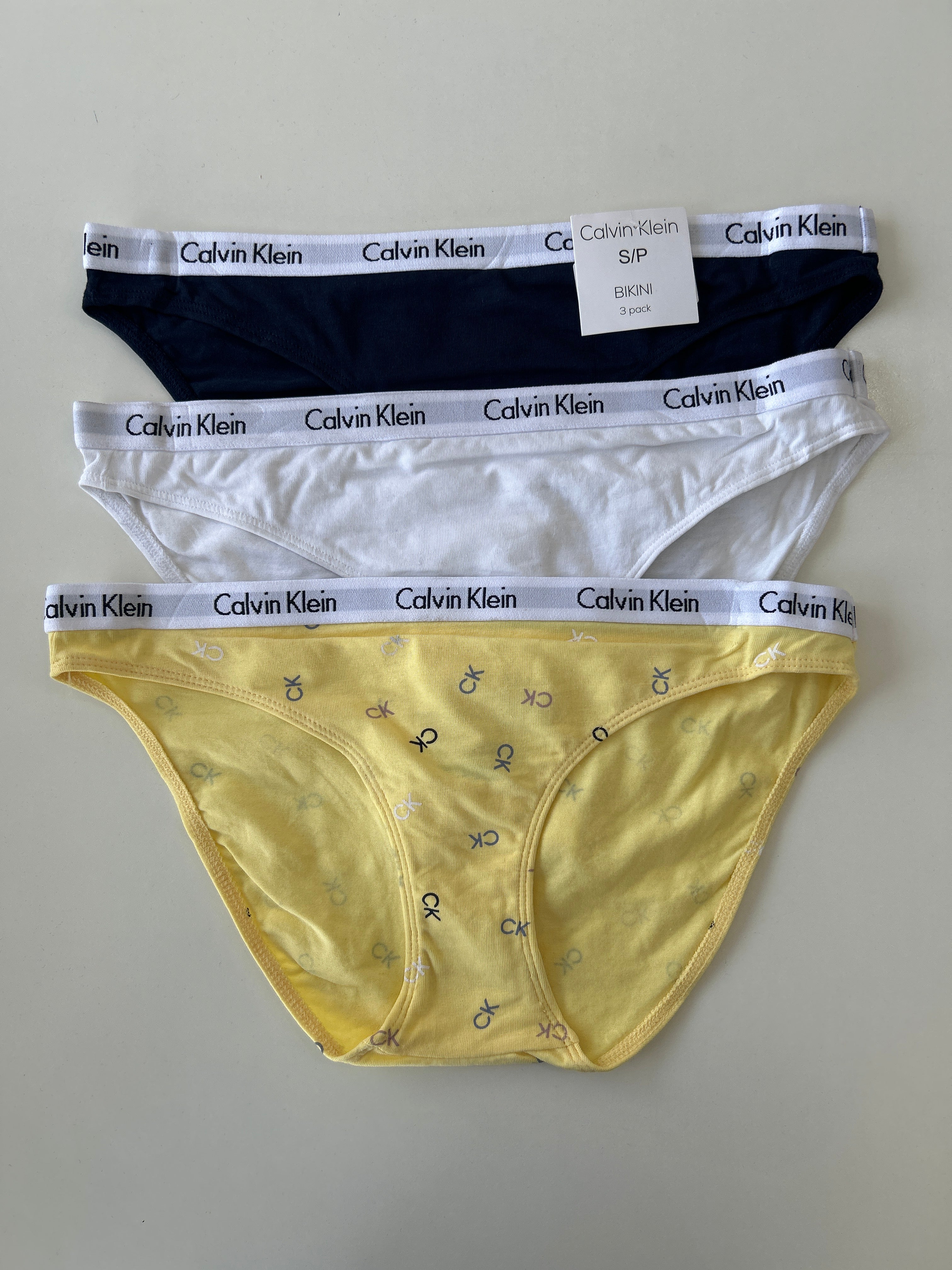 S Calvin Klein 3-Pack Bikini Panty