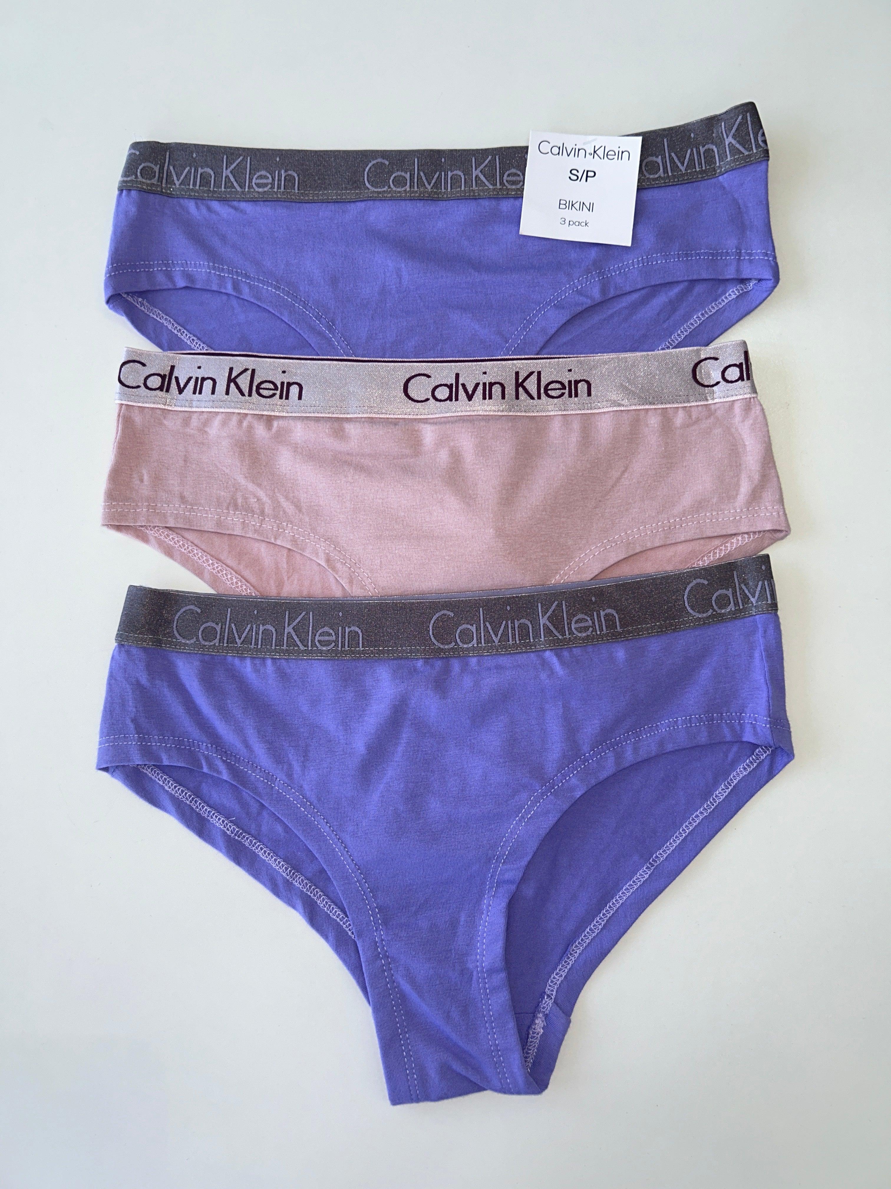 S Calvin Klein 3-Pack Bikini Panty