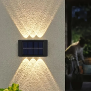 1PCS Solar 6 Leds light for outside wall waterproof