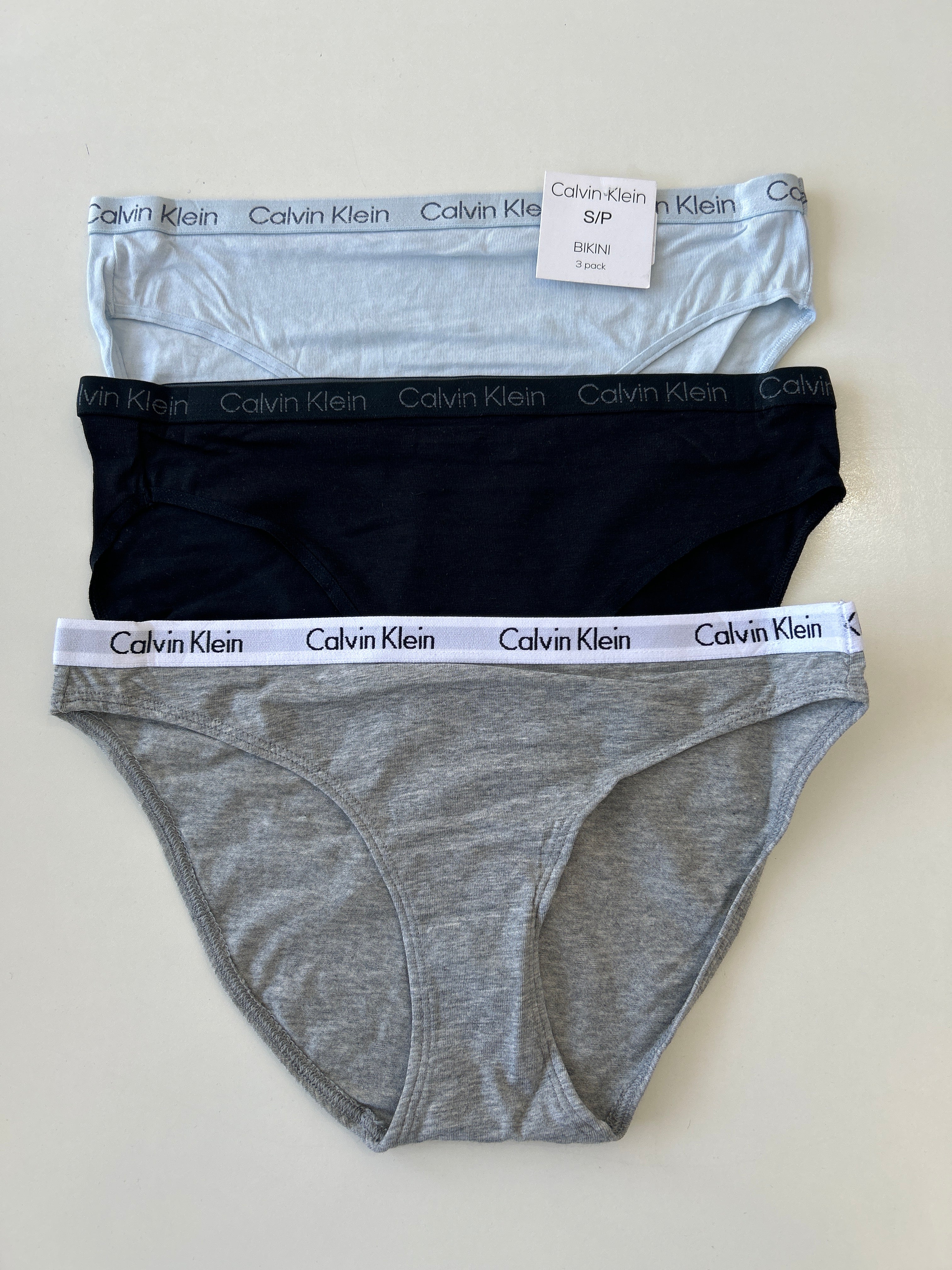 S Calvin Klein 3-Pack Bikini Panty