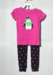 CARTER'S GIRL 2PCS SET SLEEPWEAR  SS T-SHIRT+LEGGING 351-174 3T