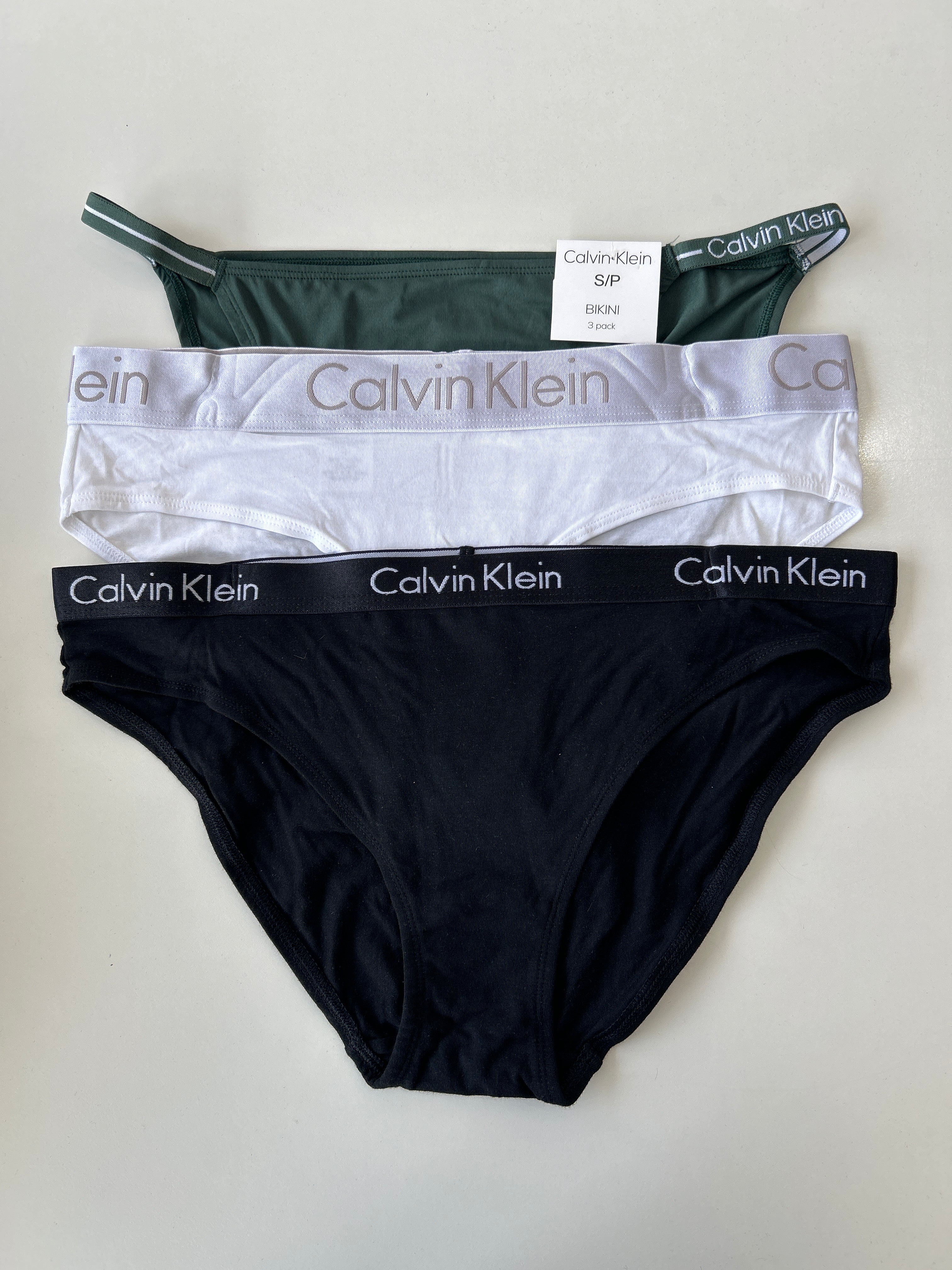 S Calvin Klein 3-Pack Bikini Panty