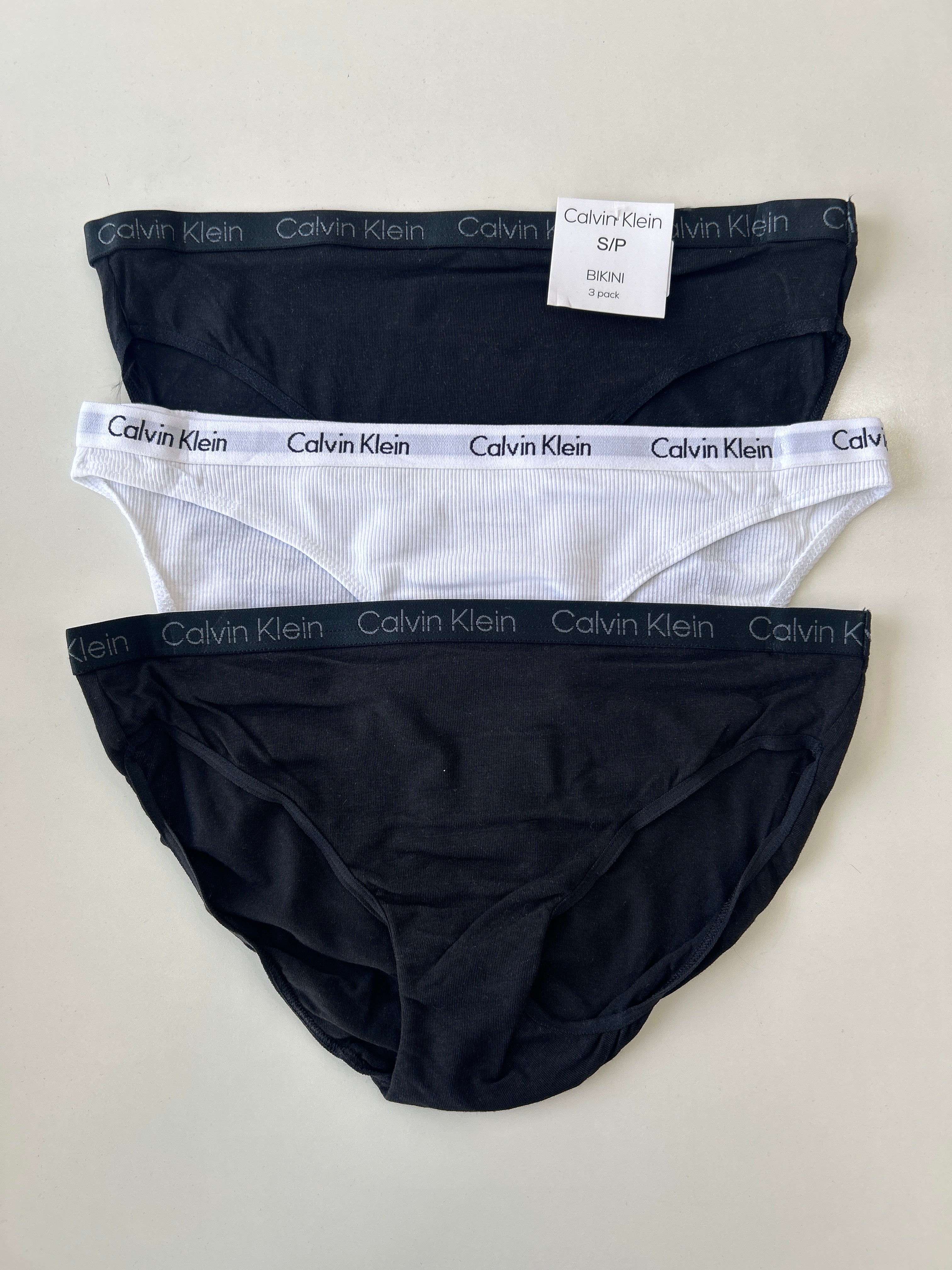 S Calvin Klein 3-Pack Bikini Panty