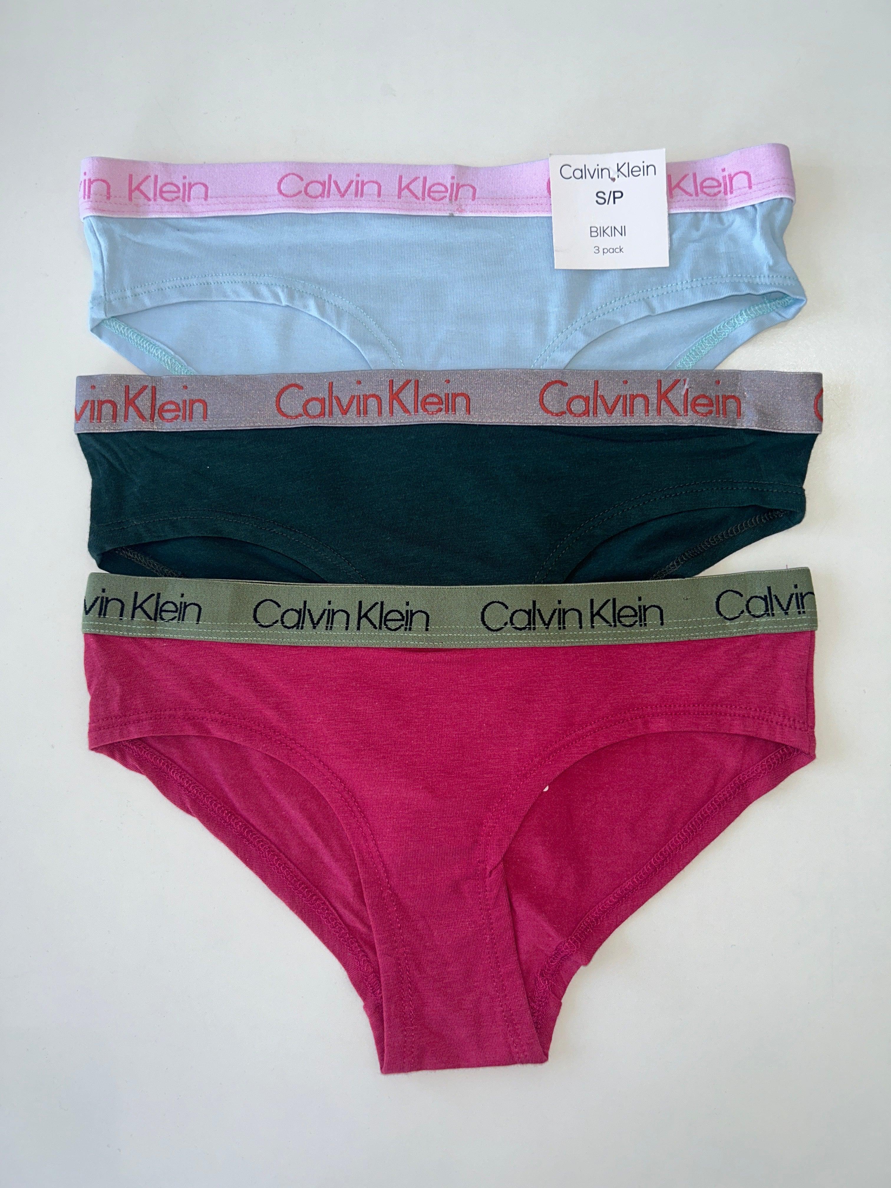 S Calvin Klein 3-Pack Bikini Panty