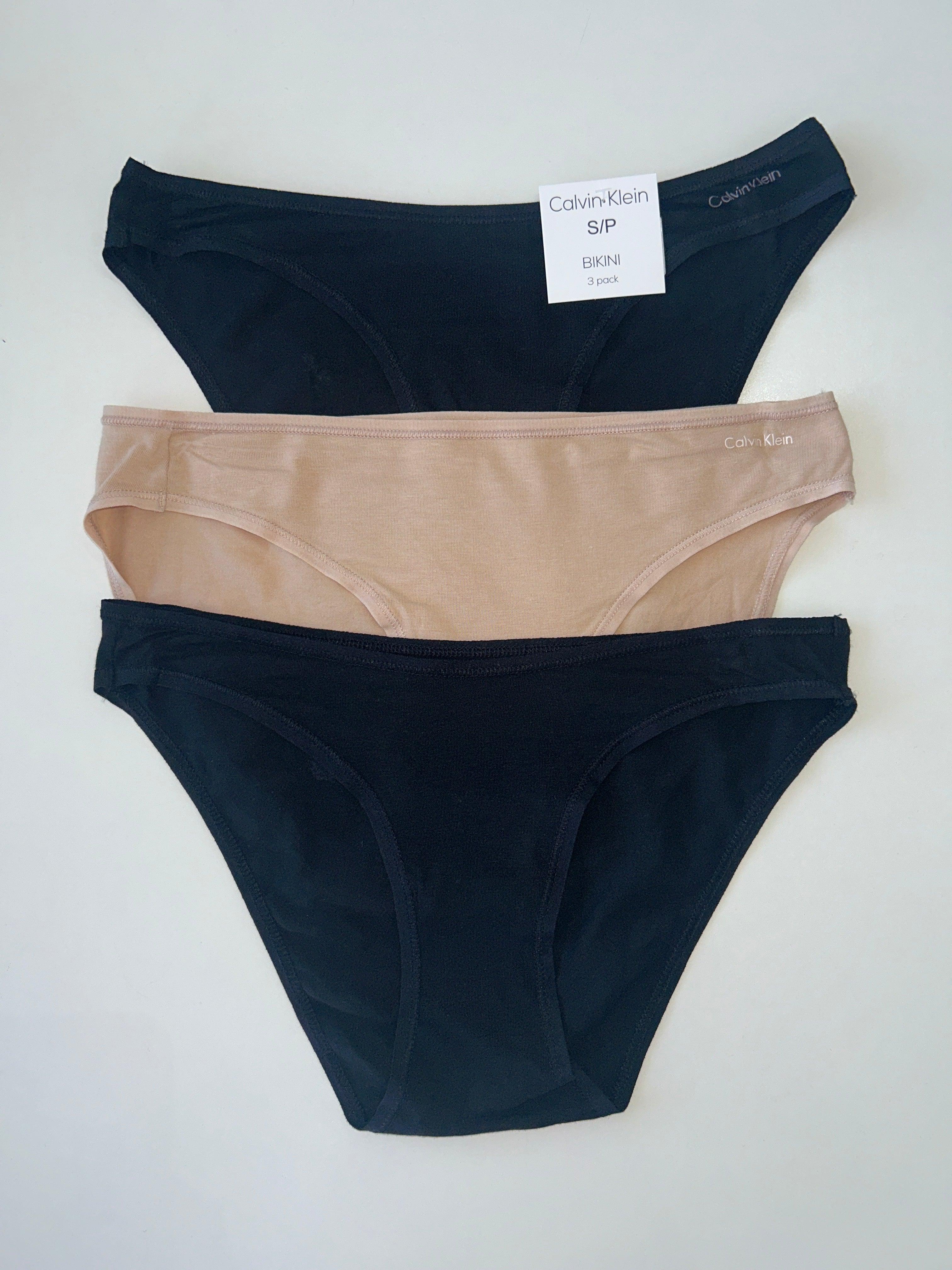 S Calvin Klein 3-Pack Bikini Panty