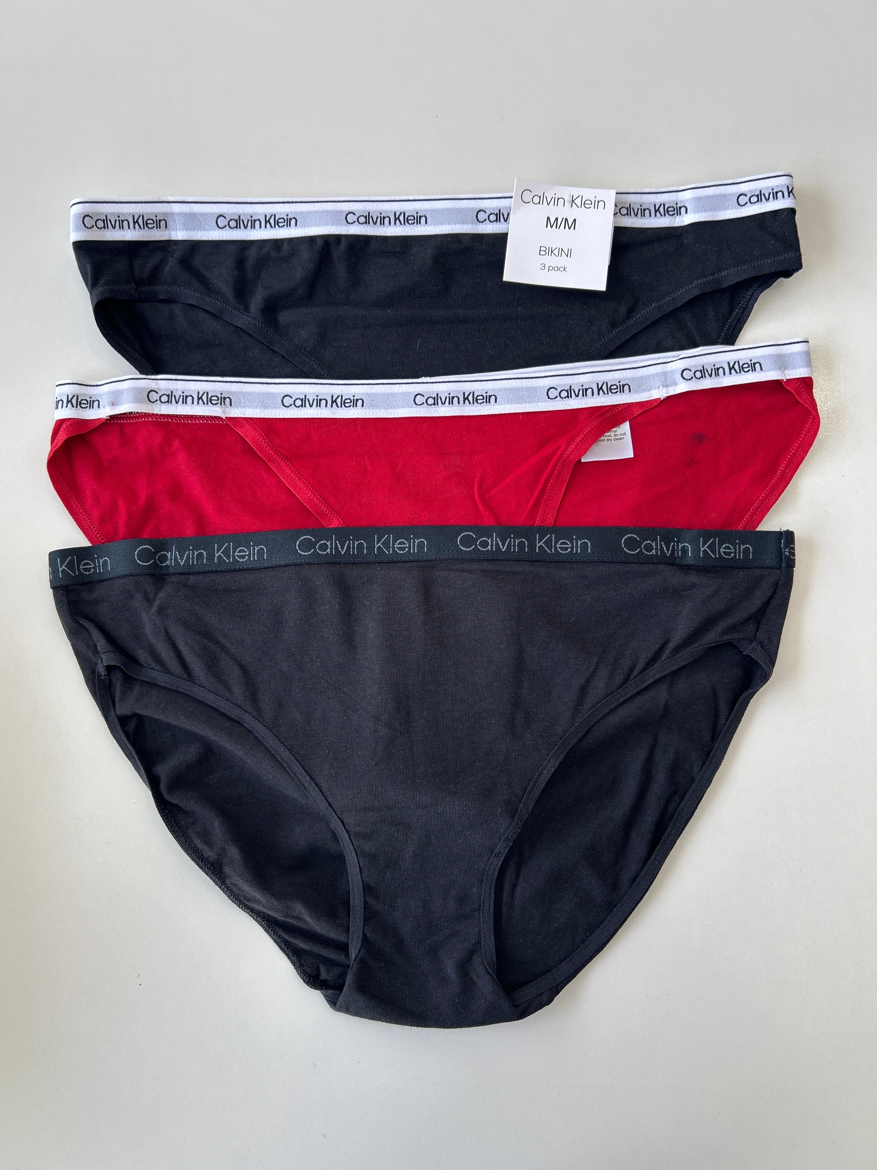 M Calvin Klein 3-Pack Bikini Panty