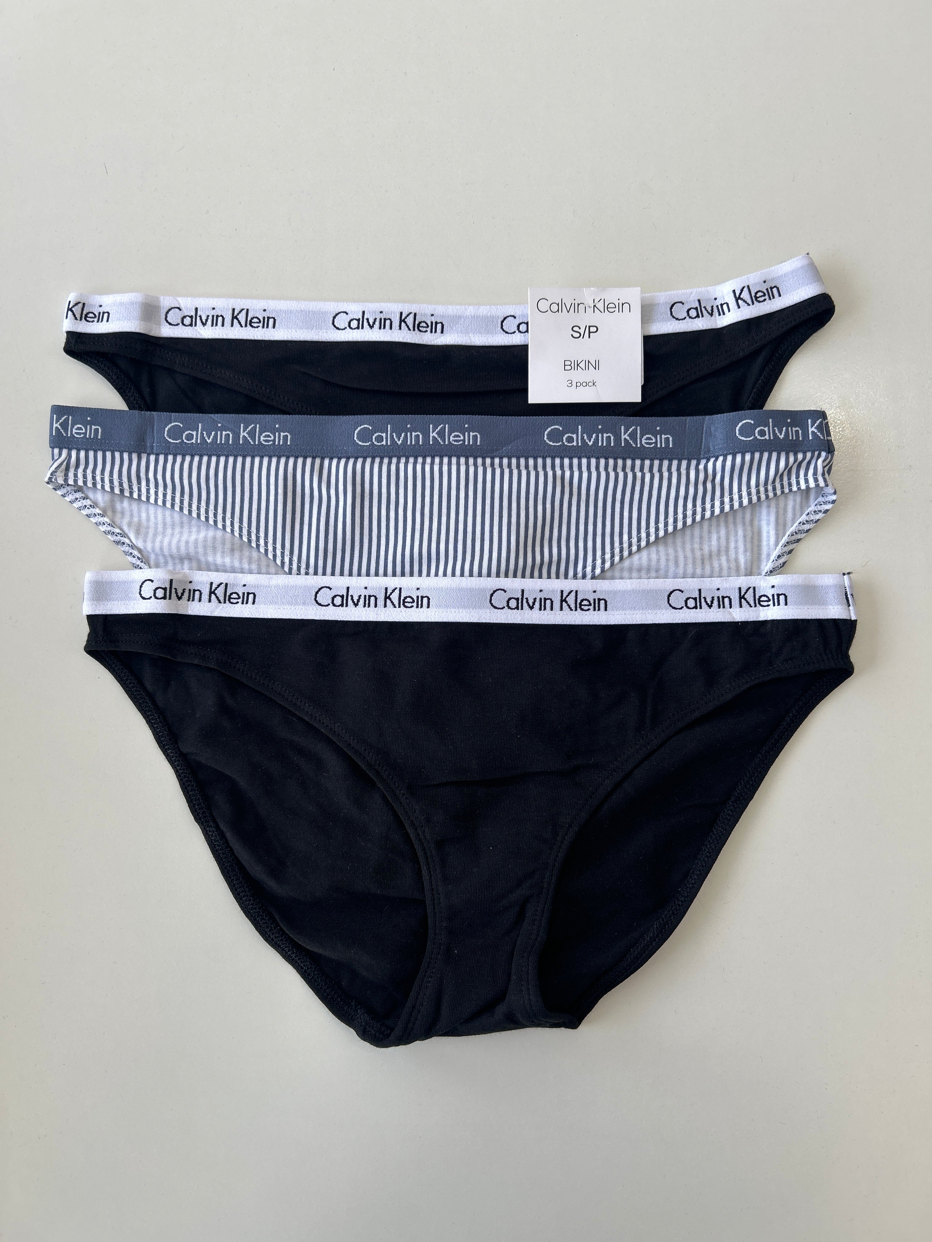 S Calvin Klein 3-Pack Bikini Panty