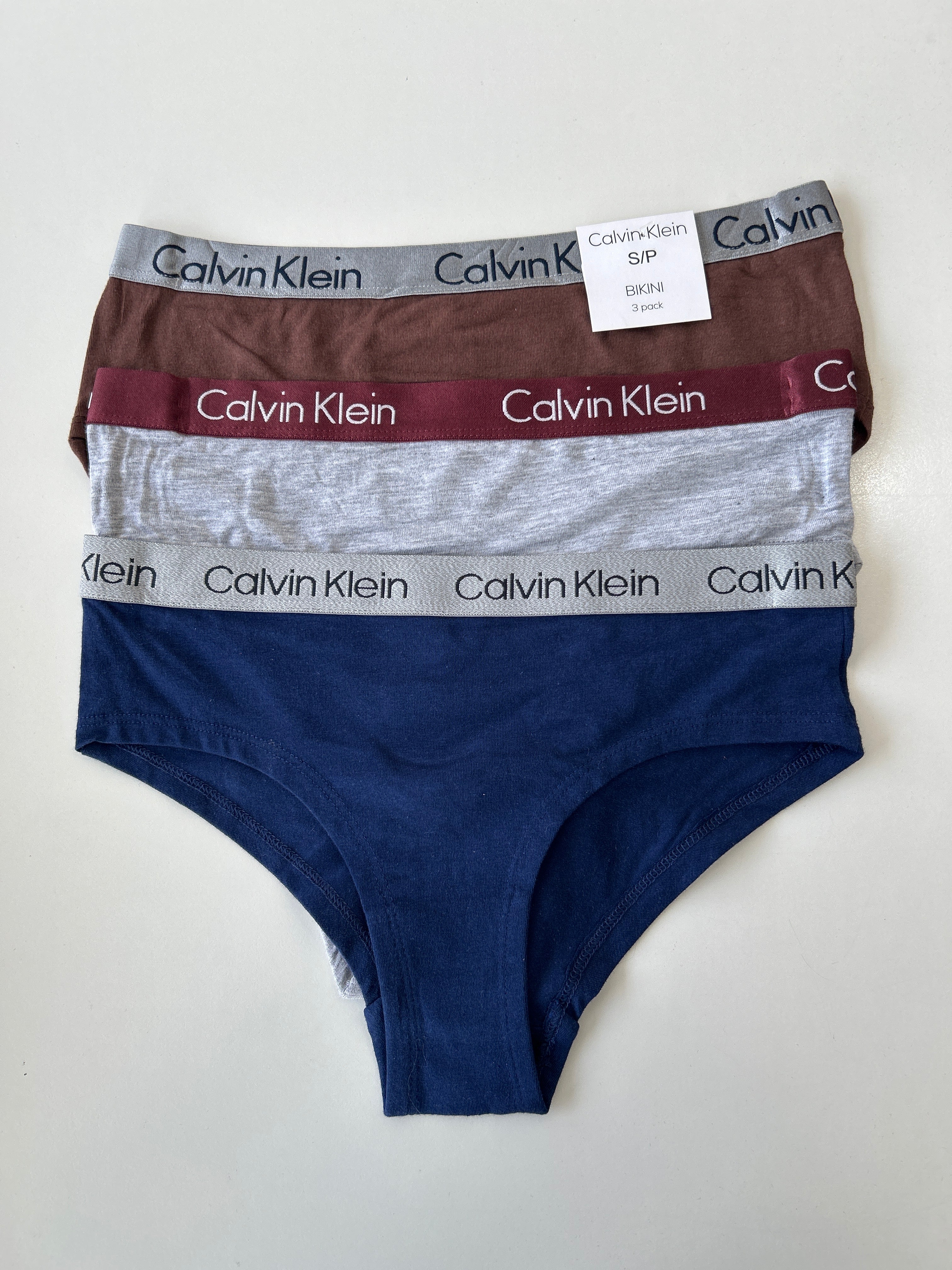 S Calvin Klein 3-Pack Bikini Panty