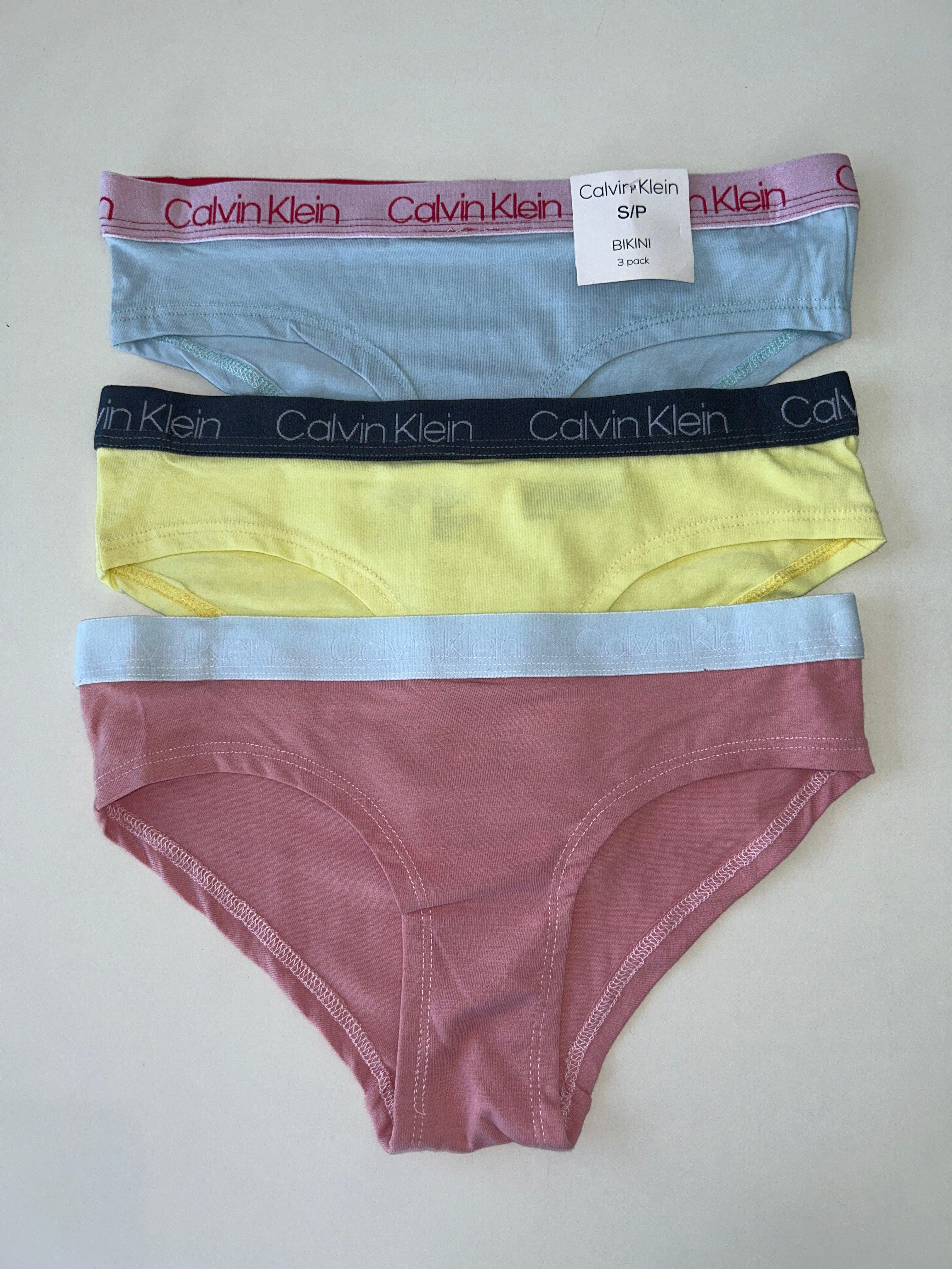 S Calvin Klein 3-Pack Bikini Panty