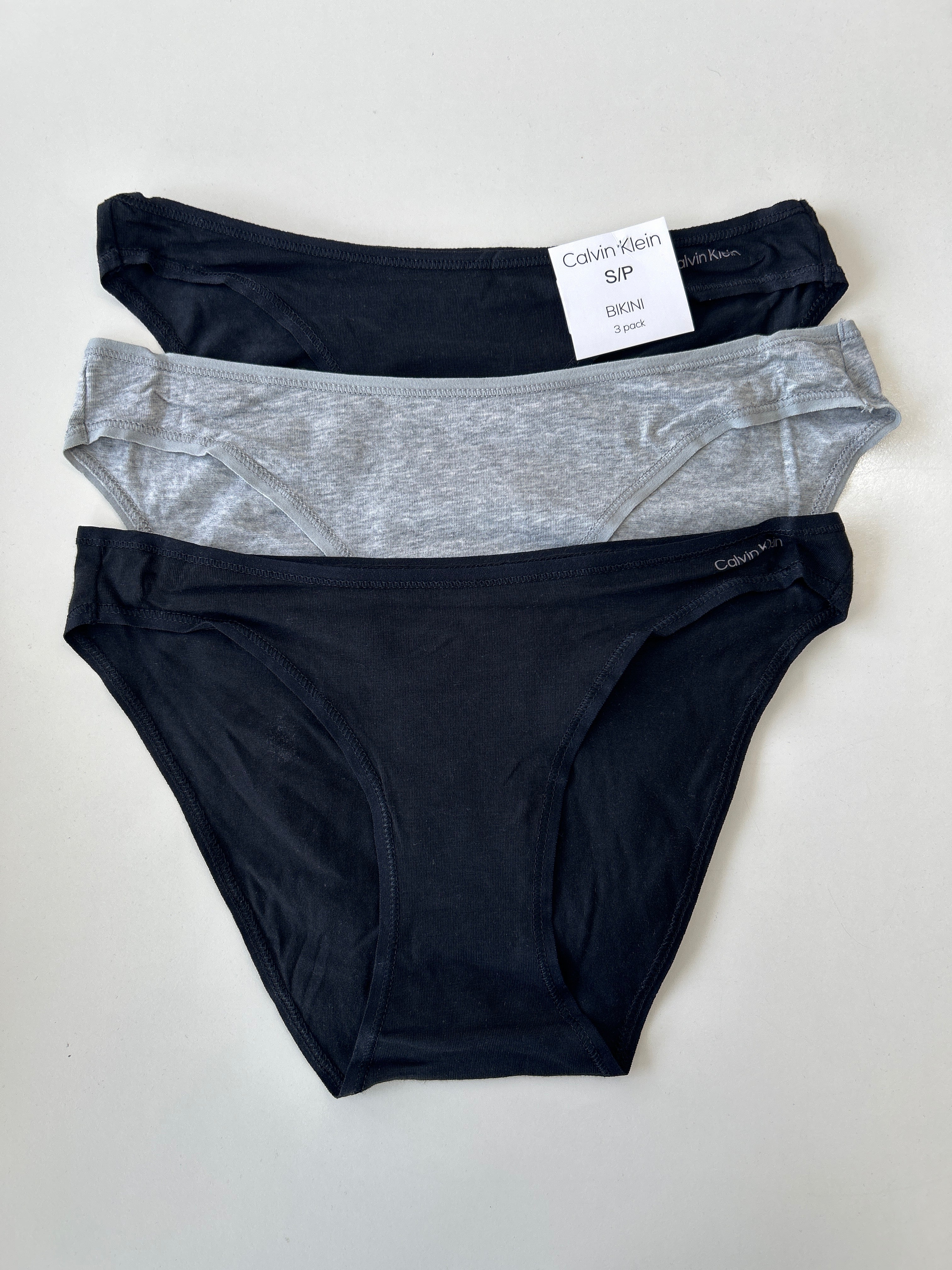 S Calvin Klein 3-Pack Bikini Panty