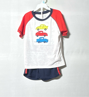 CARTER'S BOY 2PCS SET SS T-SHIRT+SHORT 342-196