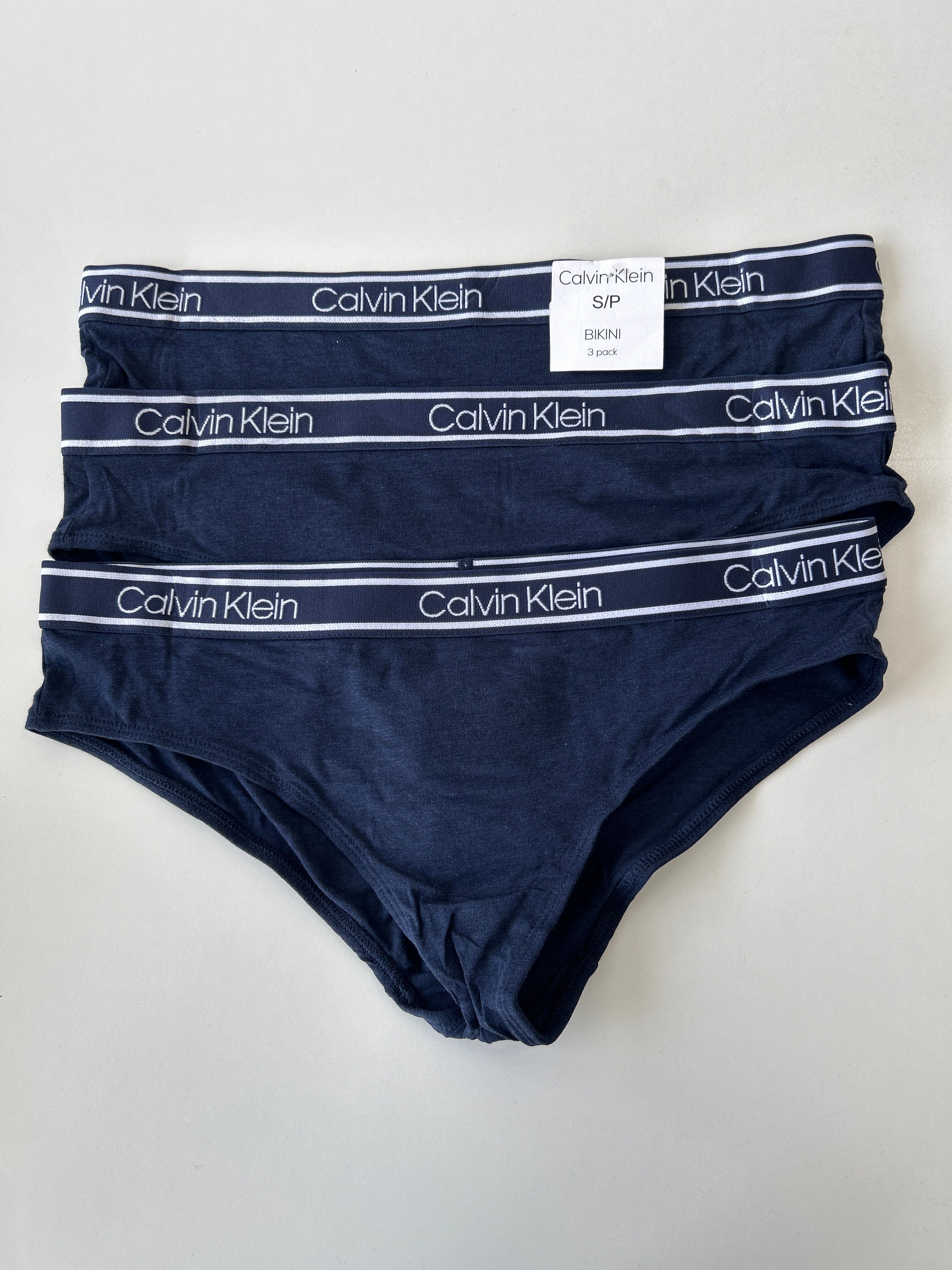 S Calvin Klein 3-Pack Bikini Panty