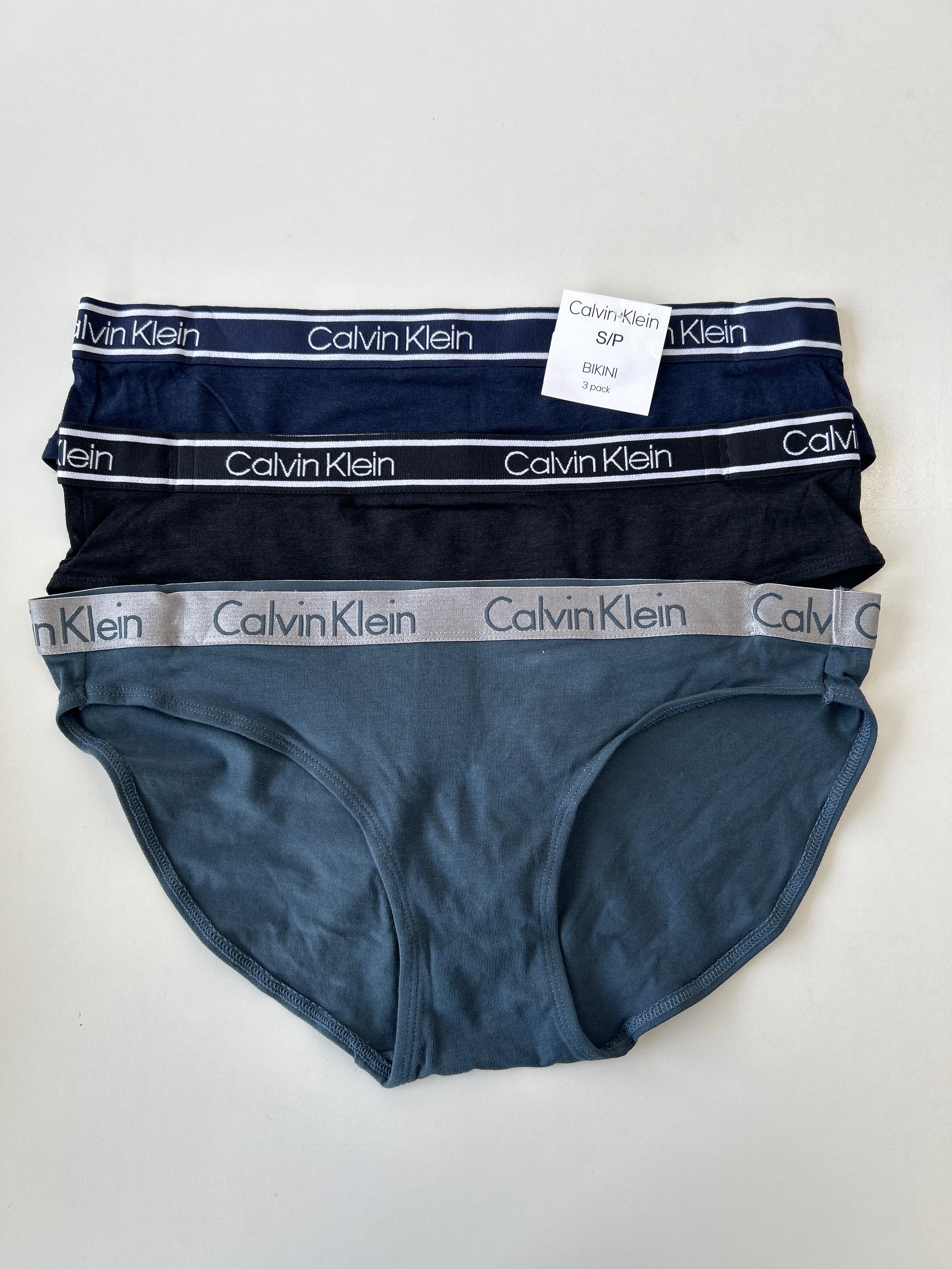 S Calvin Klein 3-Pack Bikini Panty