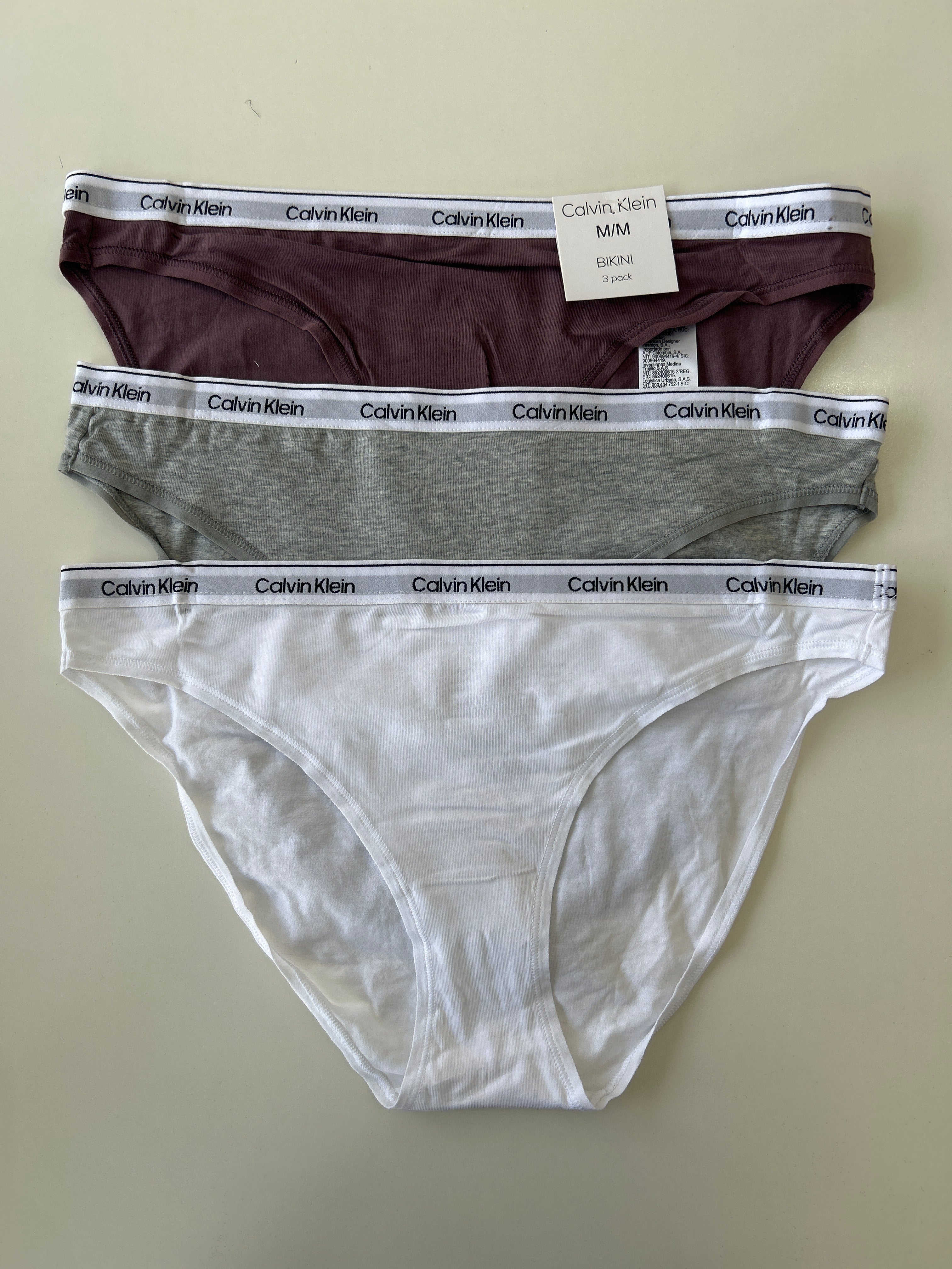 M Calvin Klein 3-Pack Bikini Panty