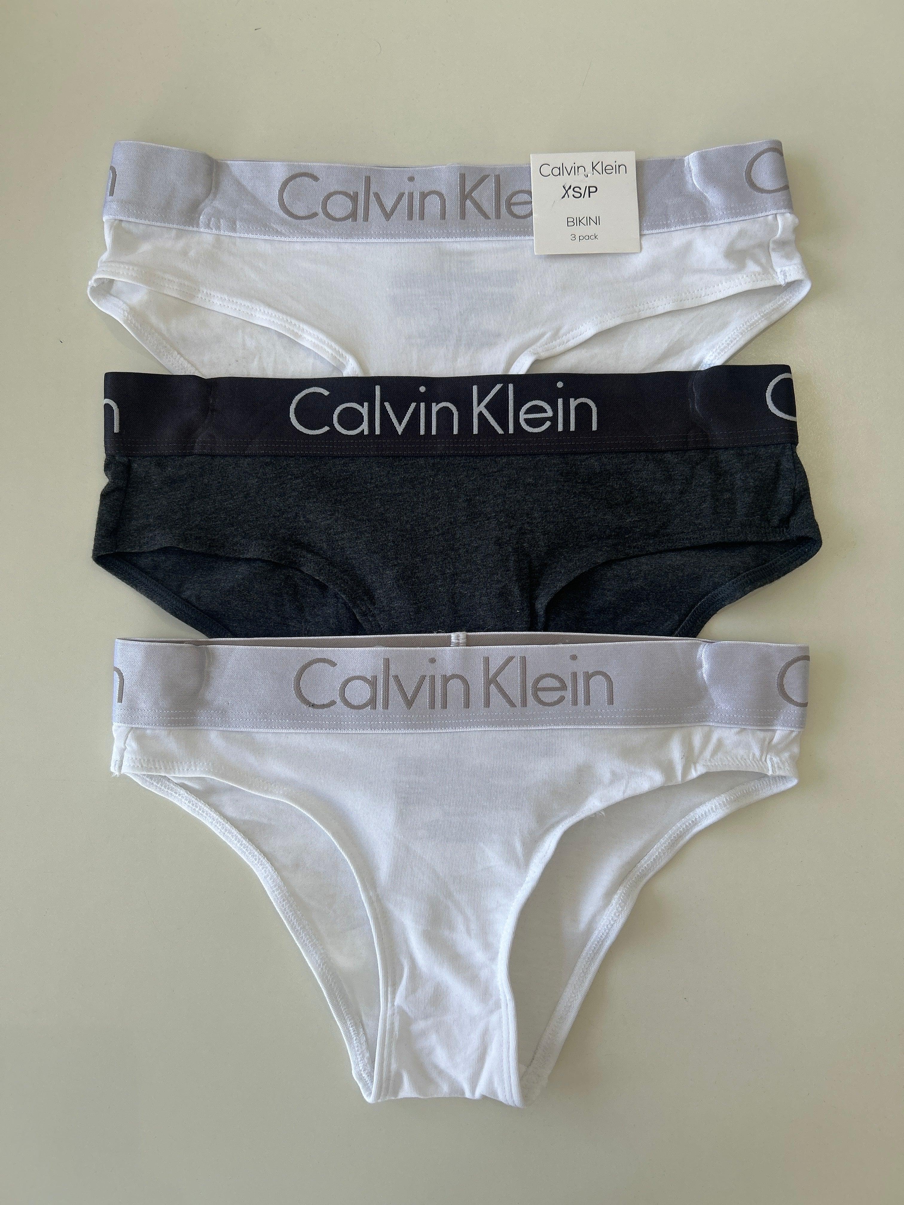 XS Calvin Klein 3-Pack Bikini Panty