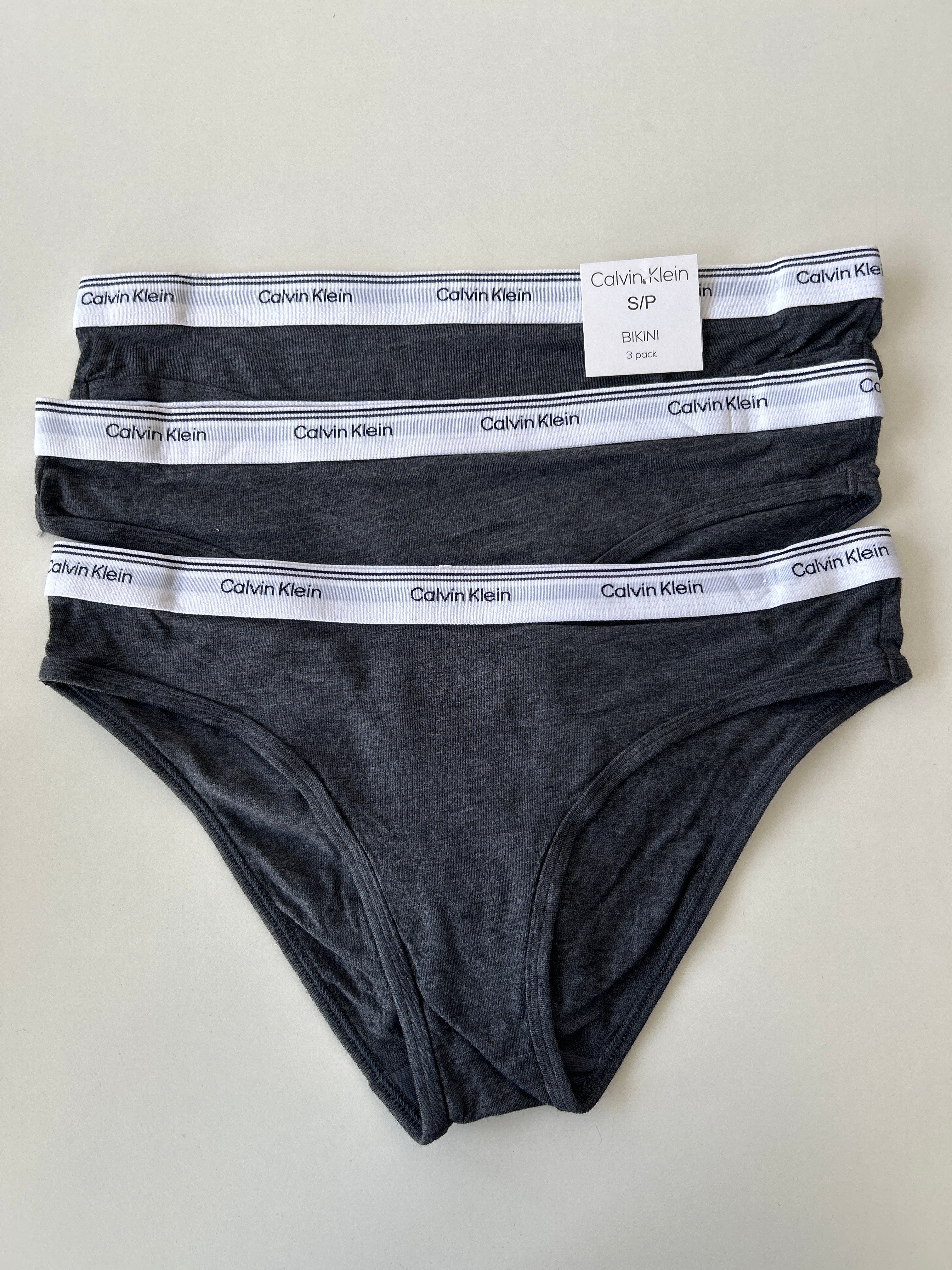 S Calvin Klein 3-Pack Bikini Panty