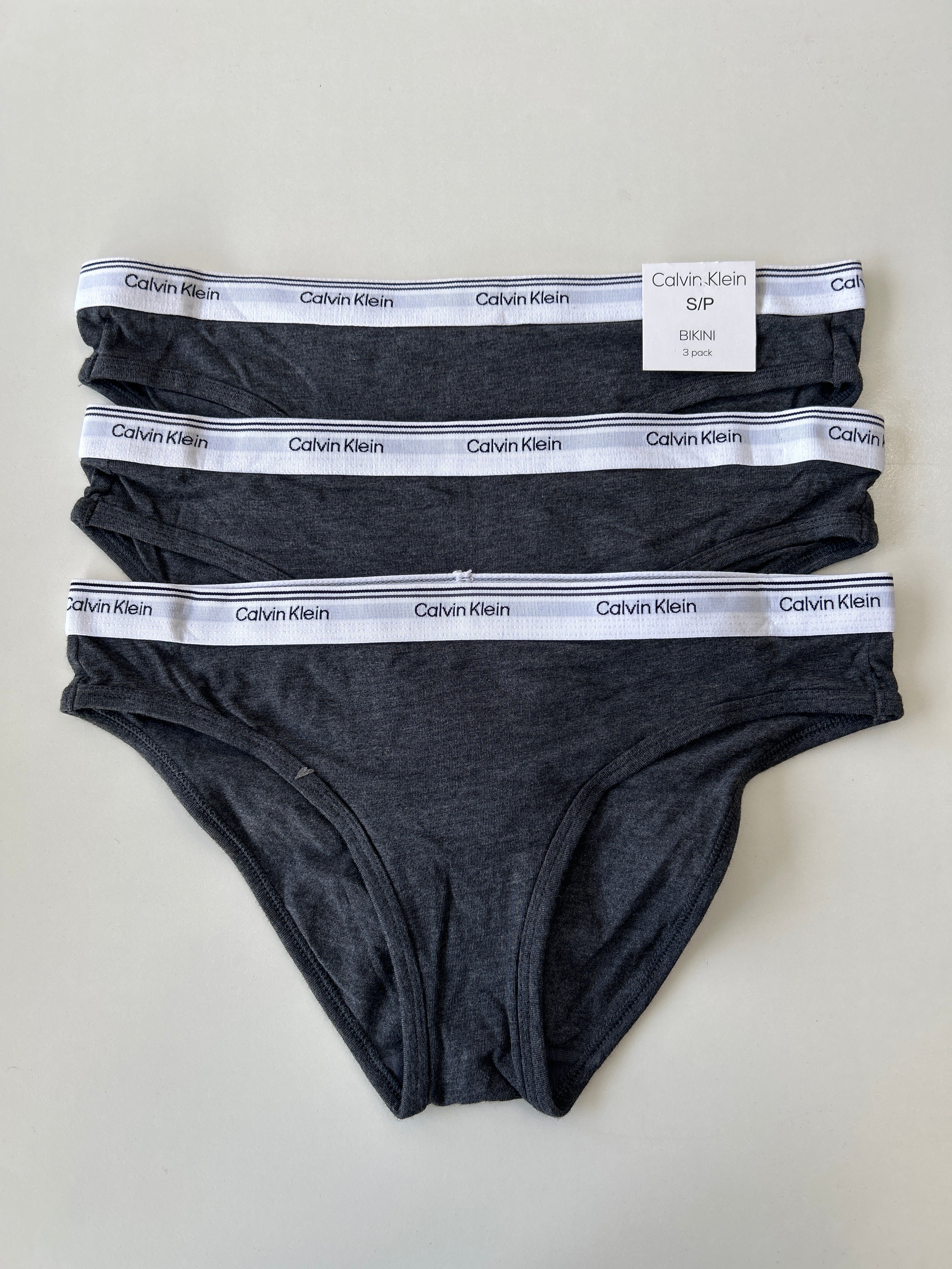 S Calvin Klein 3-Pack Bikini Panty