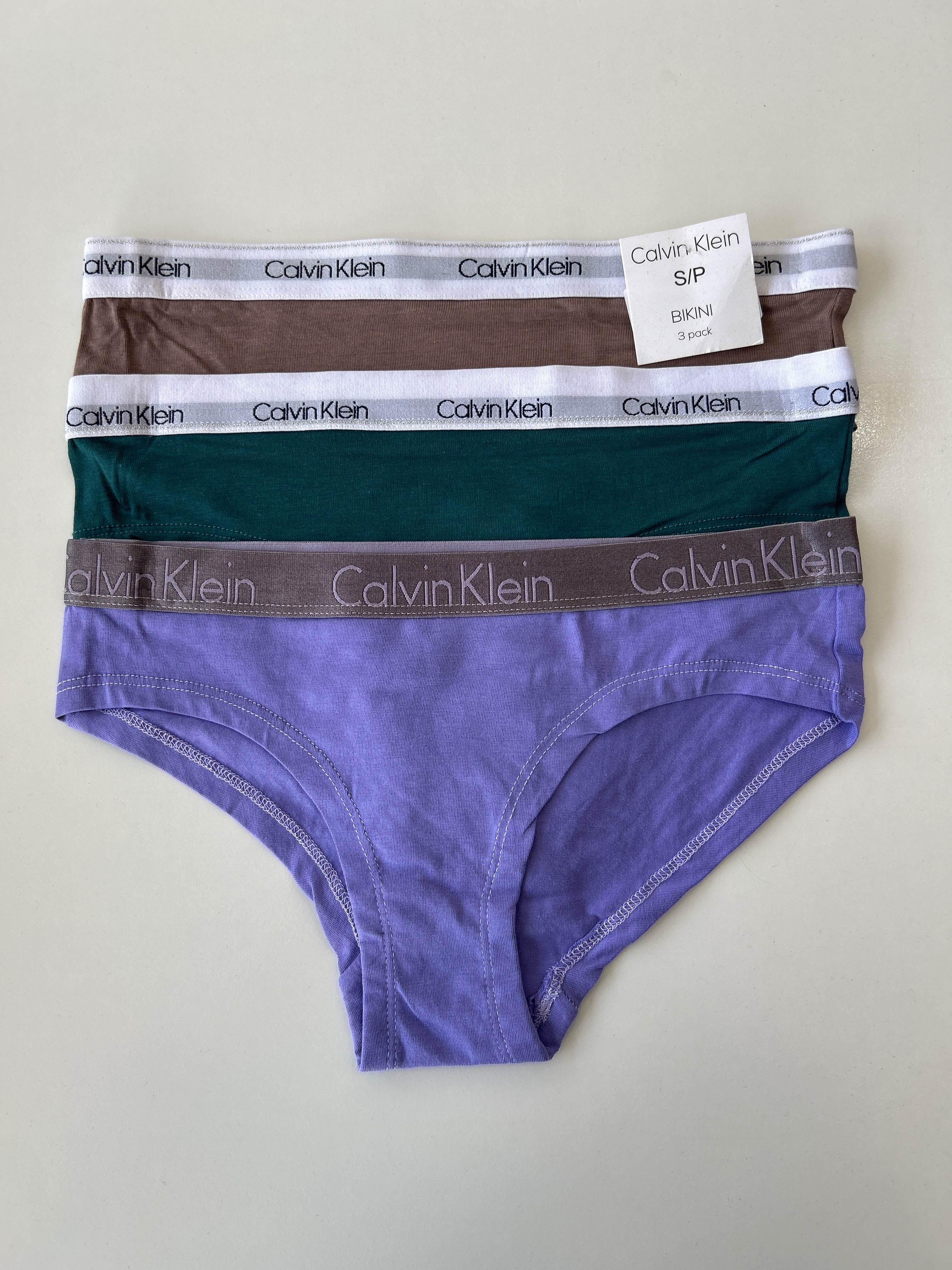 S Calvin Klein 3-Pack Bikini Panty