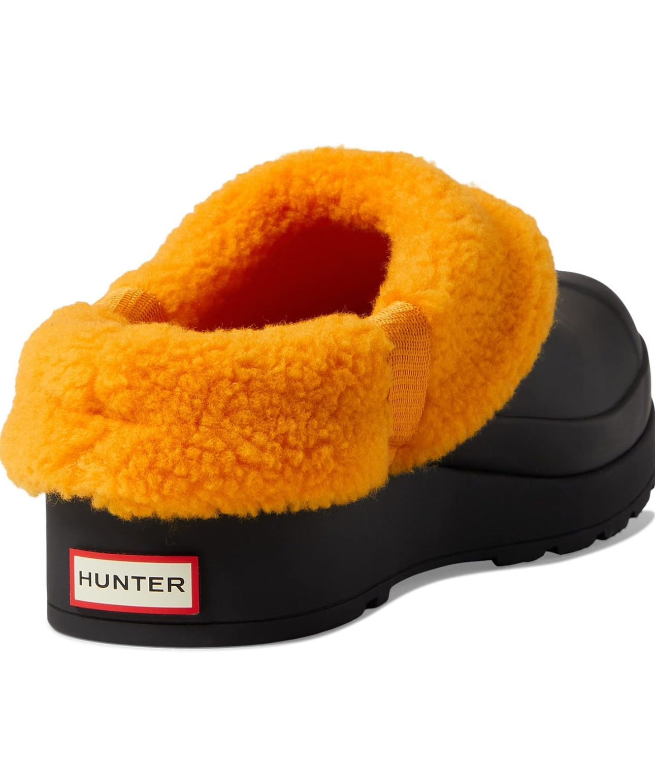 Hunter W Play Sherpa Insulated Clog Black/Nomad Orange WFF100RSP