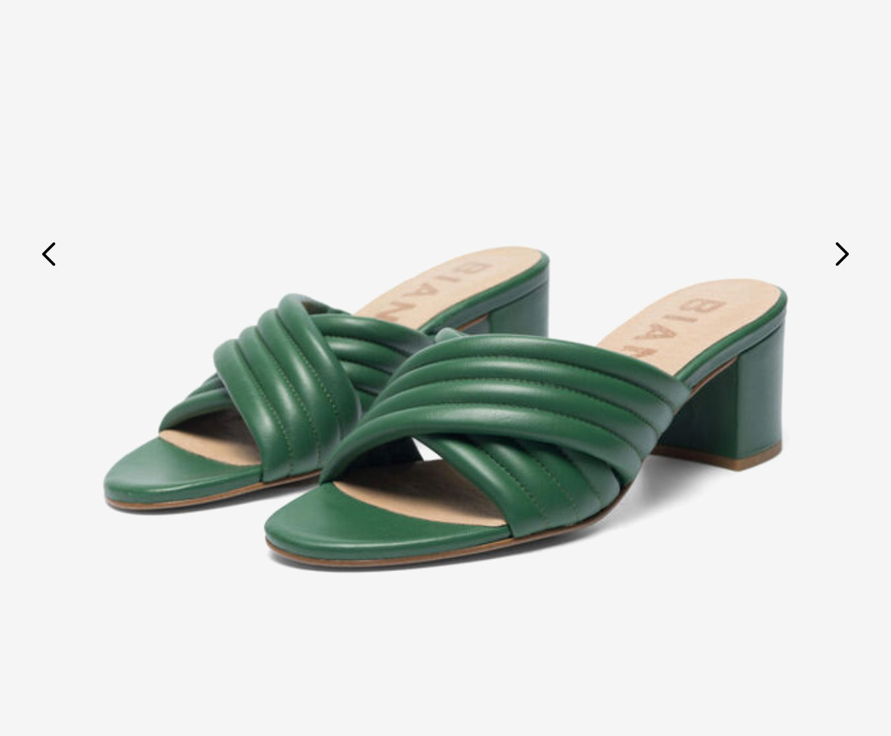 BIANCO Reva de Flo 22383 Biastine Green Tunit Heel Sandal