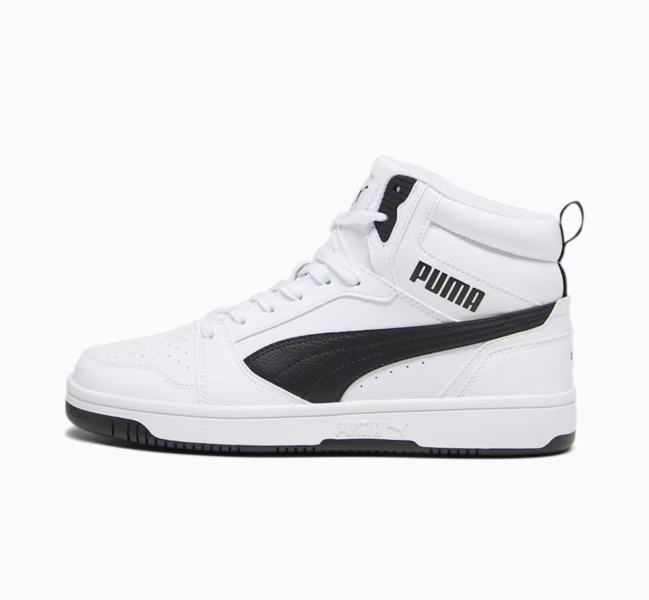 Puma Rebound V6 392326-02 Men High Top Sneaker White Trainer 11883624