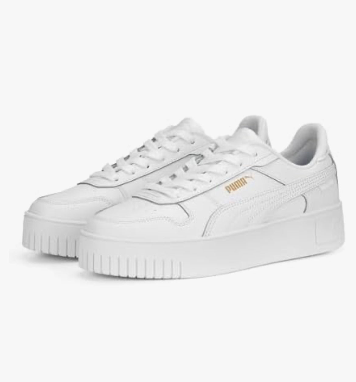 Puma Carina Street Shoes for Women White Gold